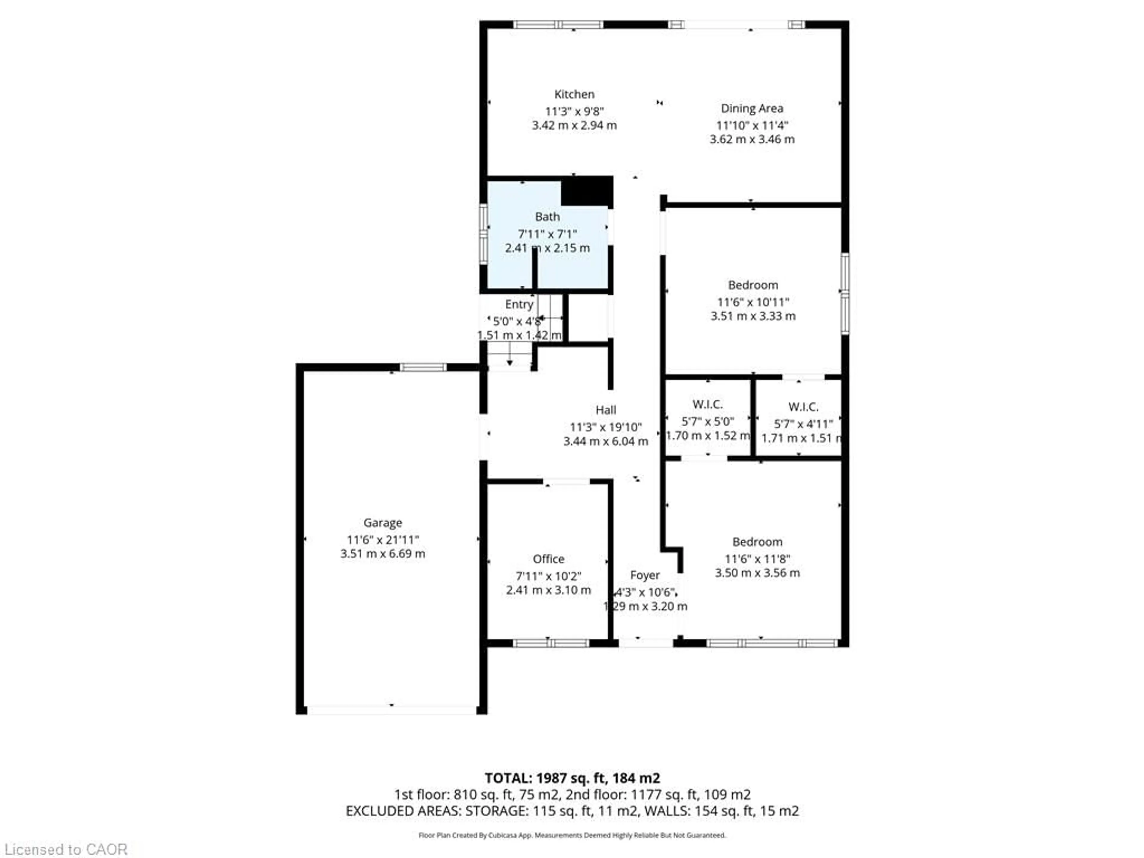 Floor plan for 322 Moore St, Cambridge Ontario N3H 3A7