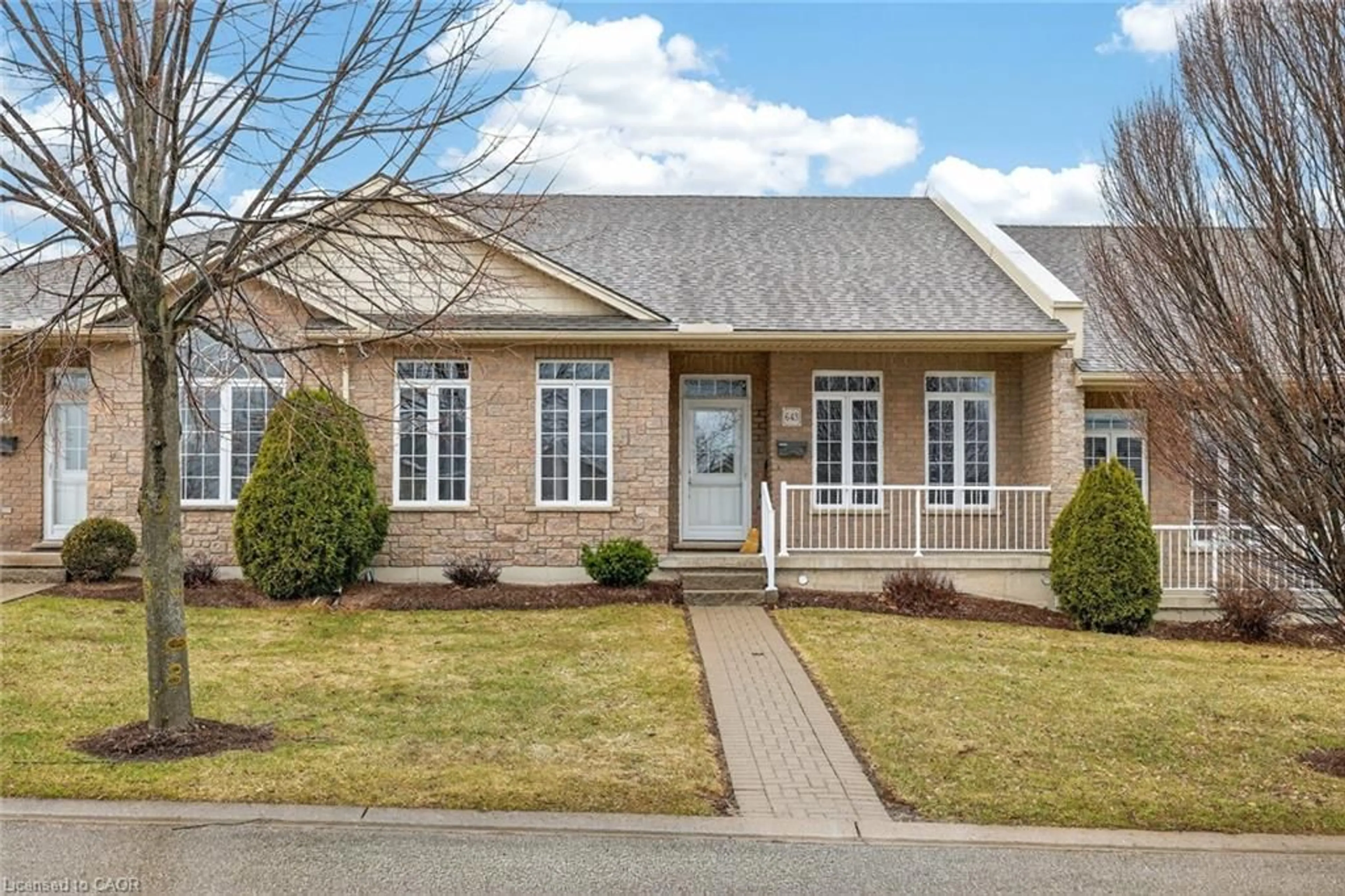 Home with brick exterior material, street for 643 Southwood Way, Woodstock Ontario N4S 9A6