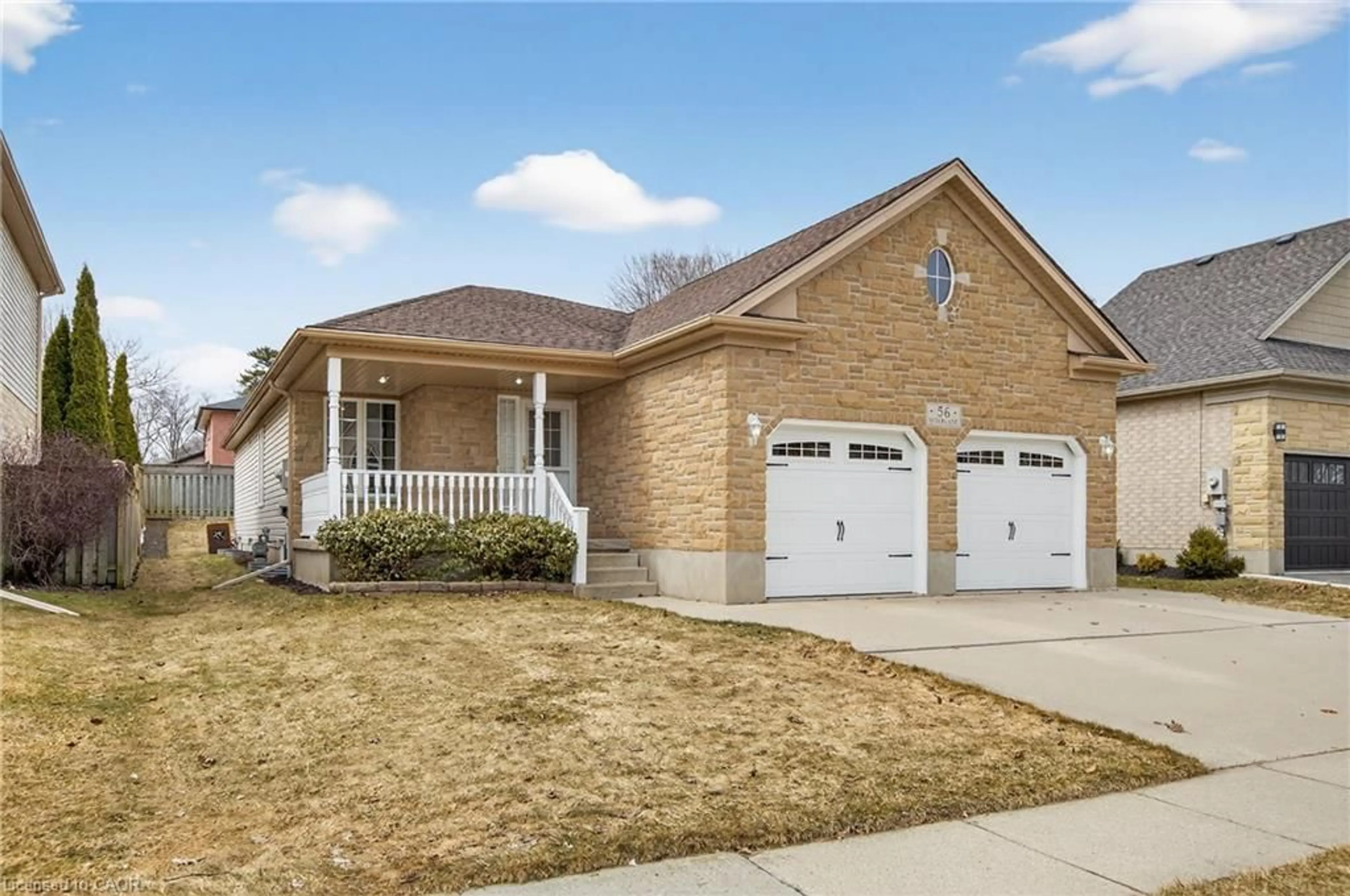 Home with brick exterior material, street for 56 Mcfarlane Dr, Cambridge Ontario N3C 4L7