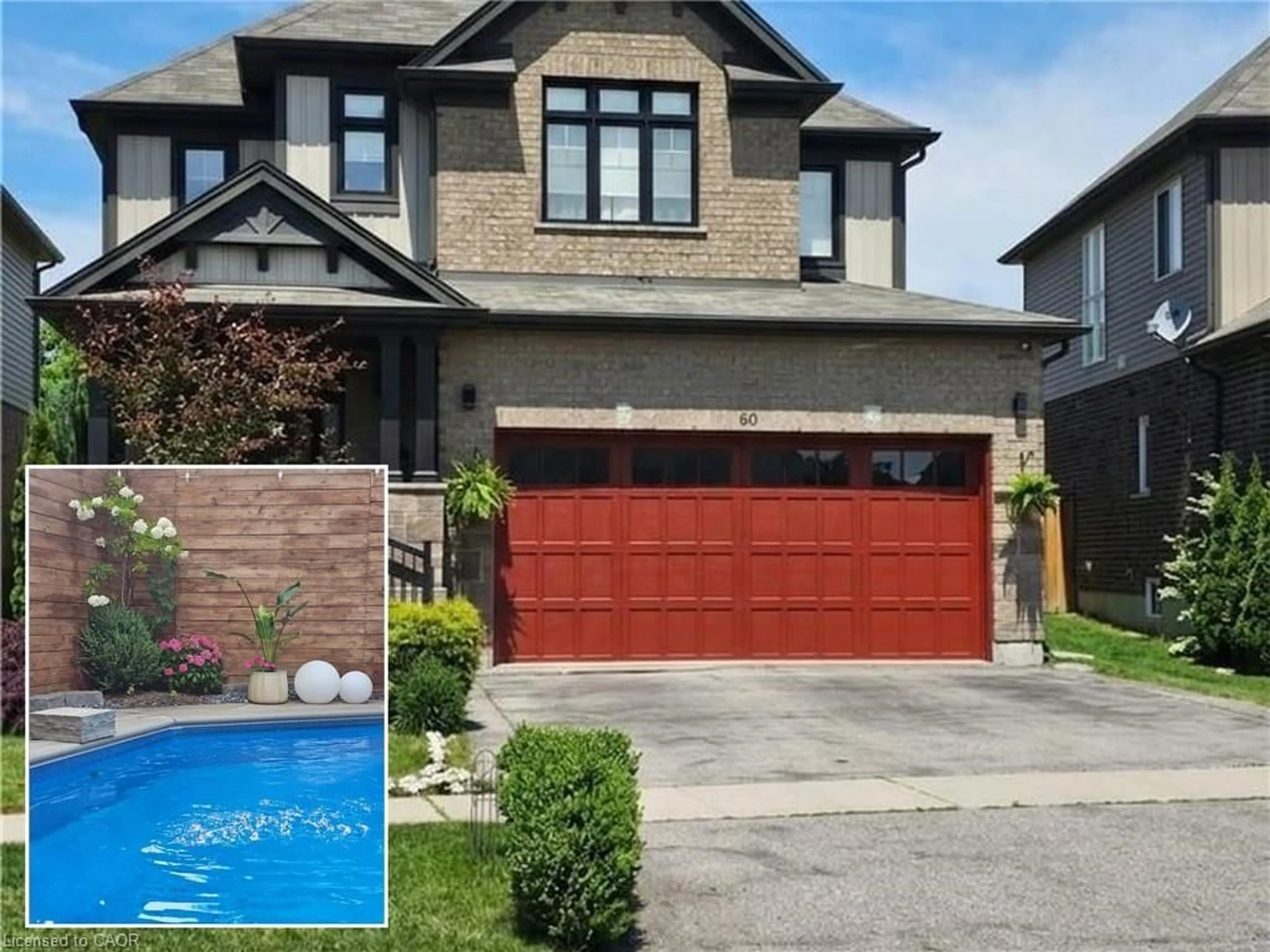 Home with brick exterior material, street for 60 Cox St, Cambridge Ontario N1S 0A3