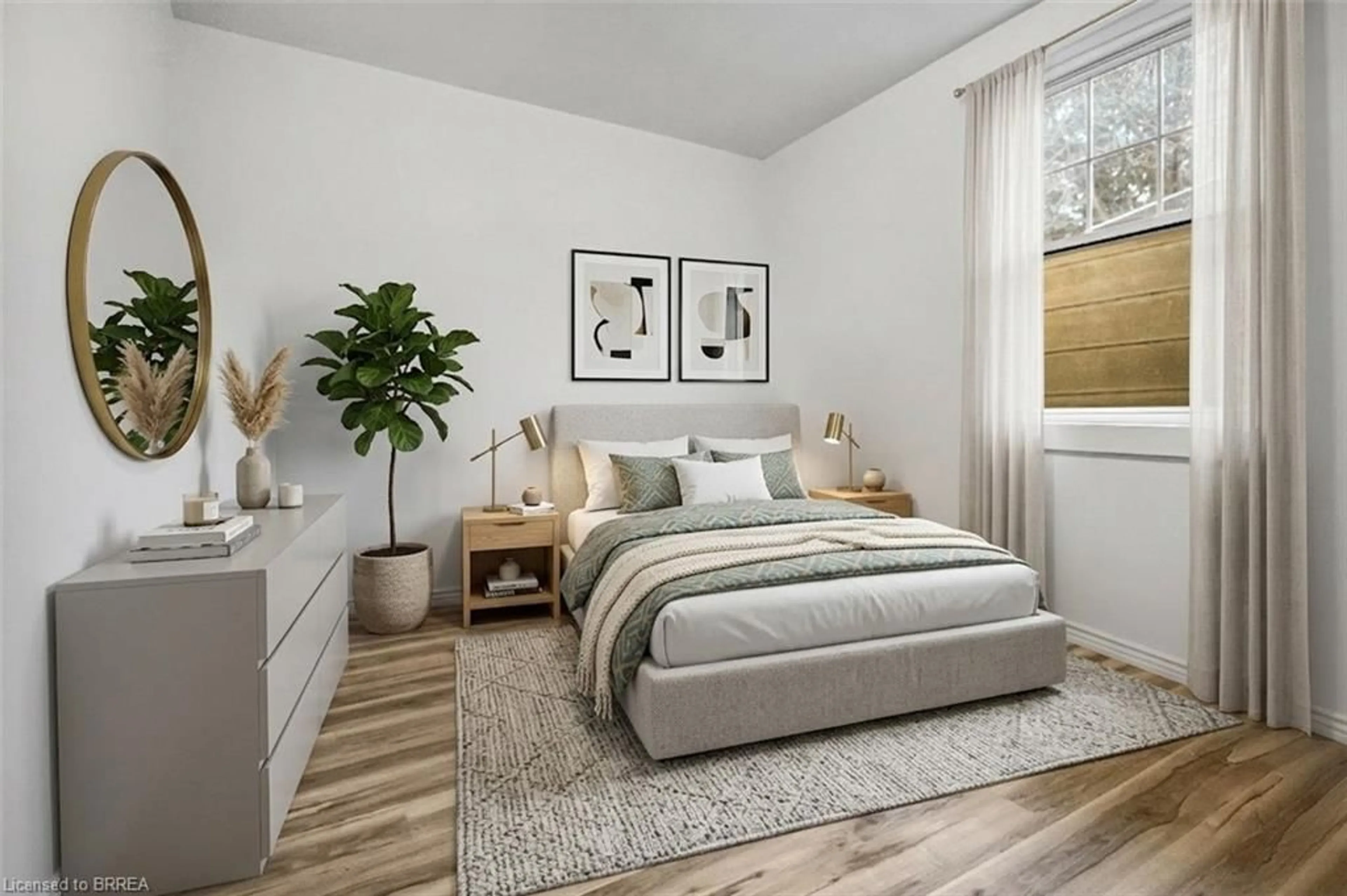 Bedroom with bed, unknown for 150 Catharine Ave, Brantford Ontario N3T 1Y6