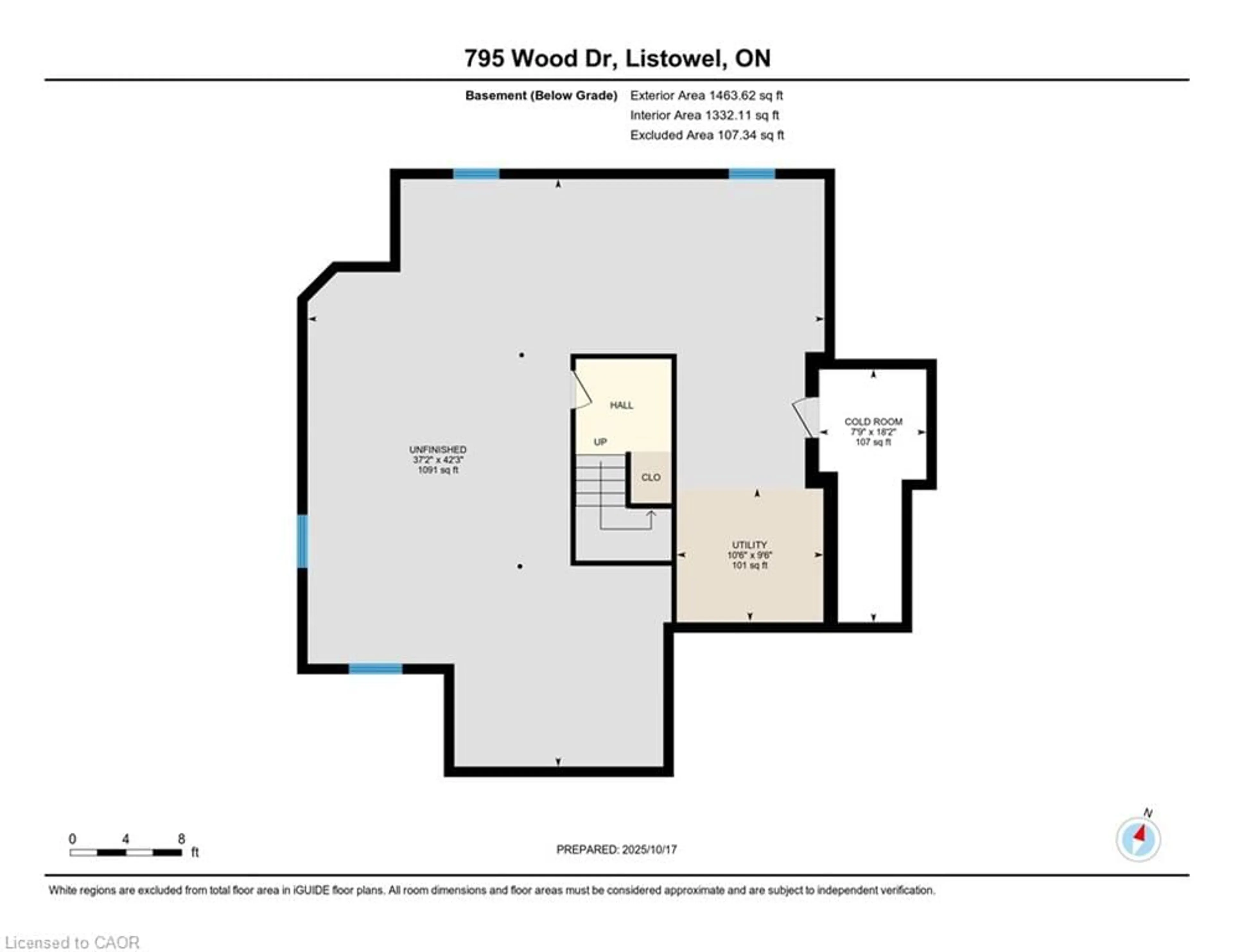 Floor plan for 795 Wood Dr, Listowel Ontario N4W 0C4