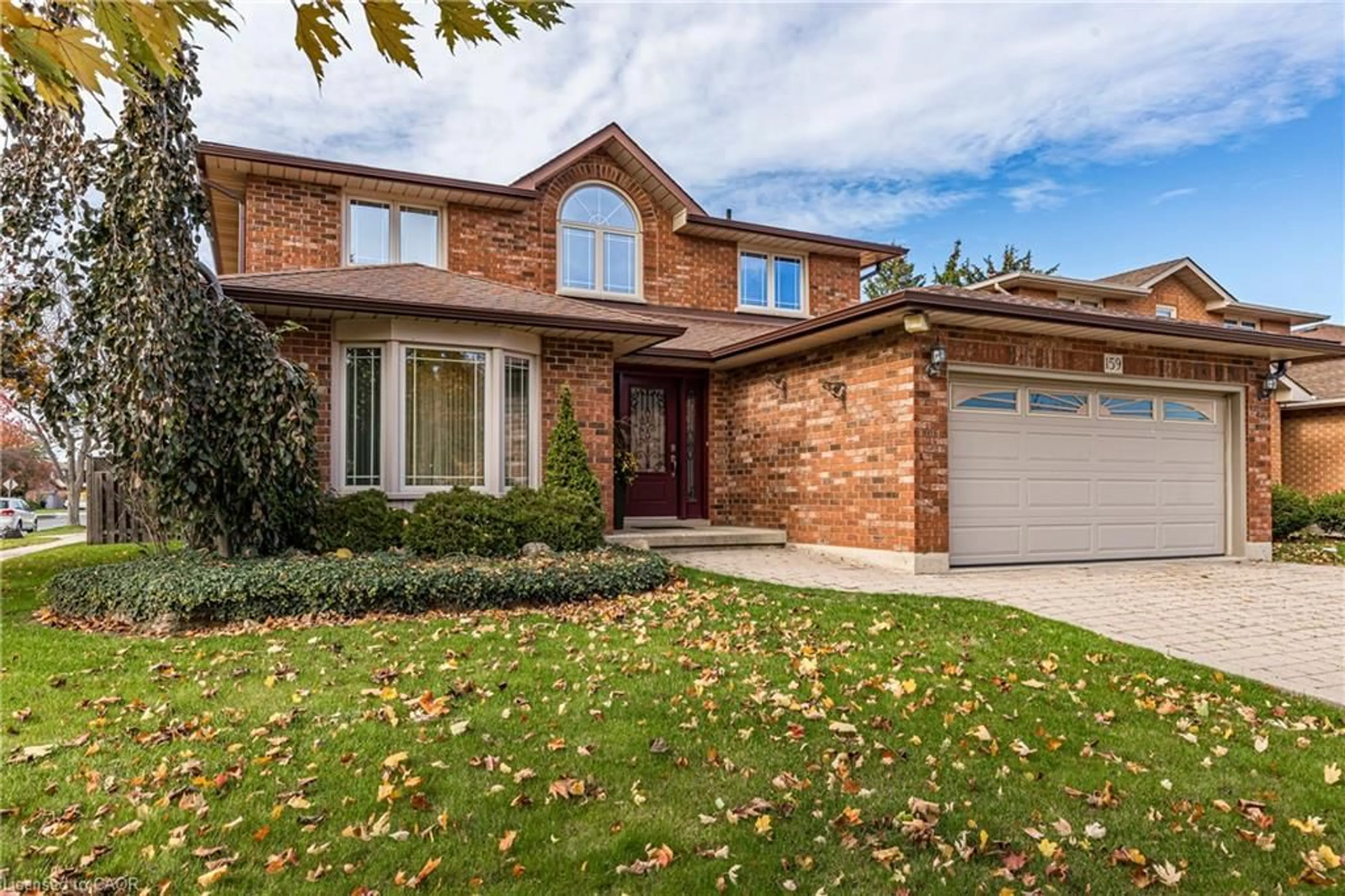 Home with brick exterior material, street for 159 Valera Dr, Stoney Creek Ontario L8E 4T1