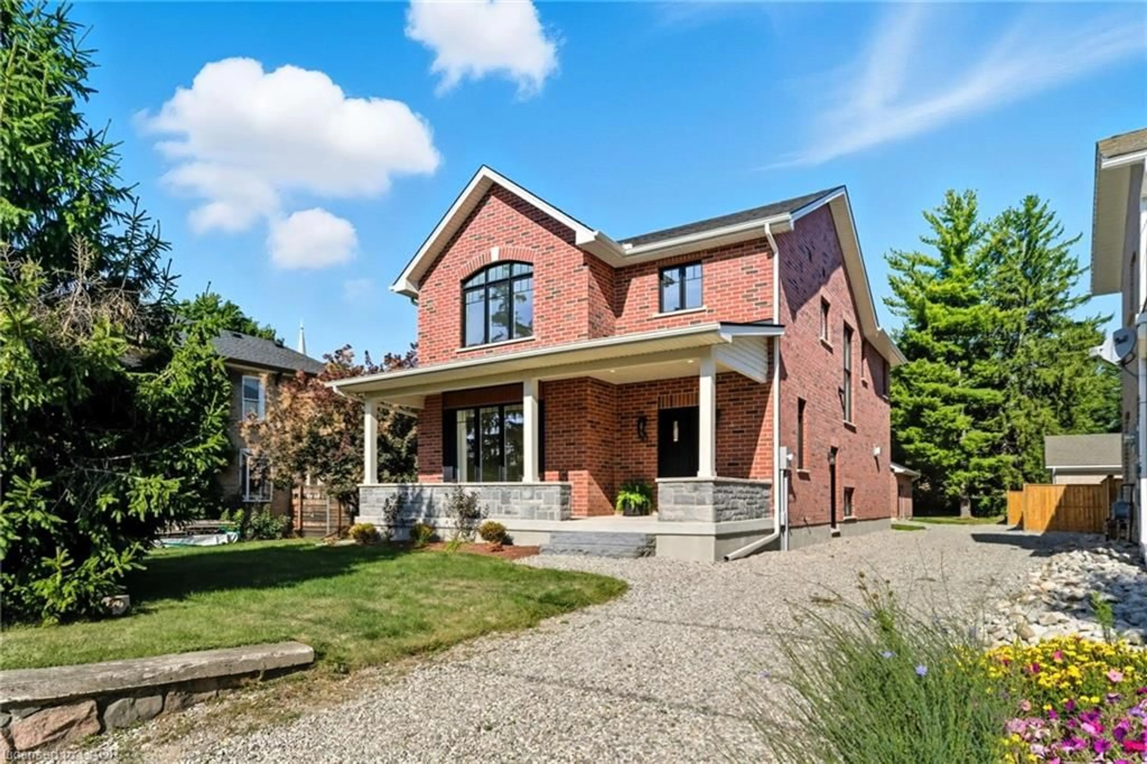 Home with brick exterior material, street for 30 Manley St, Ayr Ontario N0B 1E0