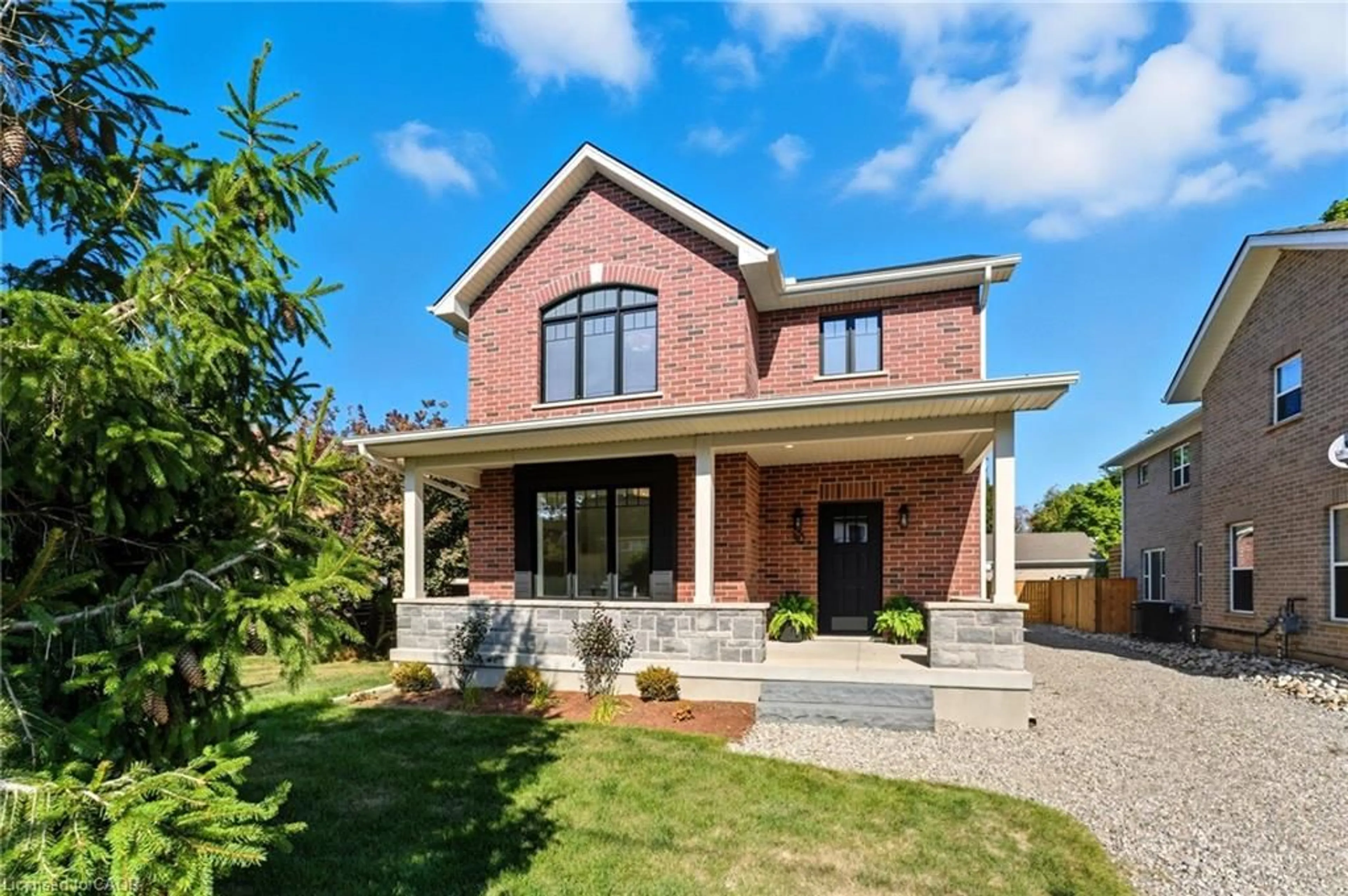 Home with brick exterior material, street for 30 Manley St, Ayr Ontario N0B 1E0