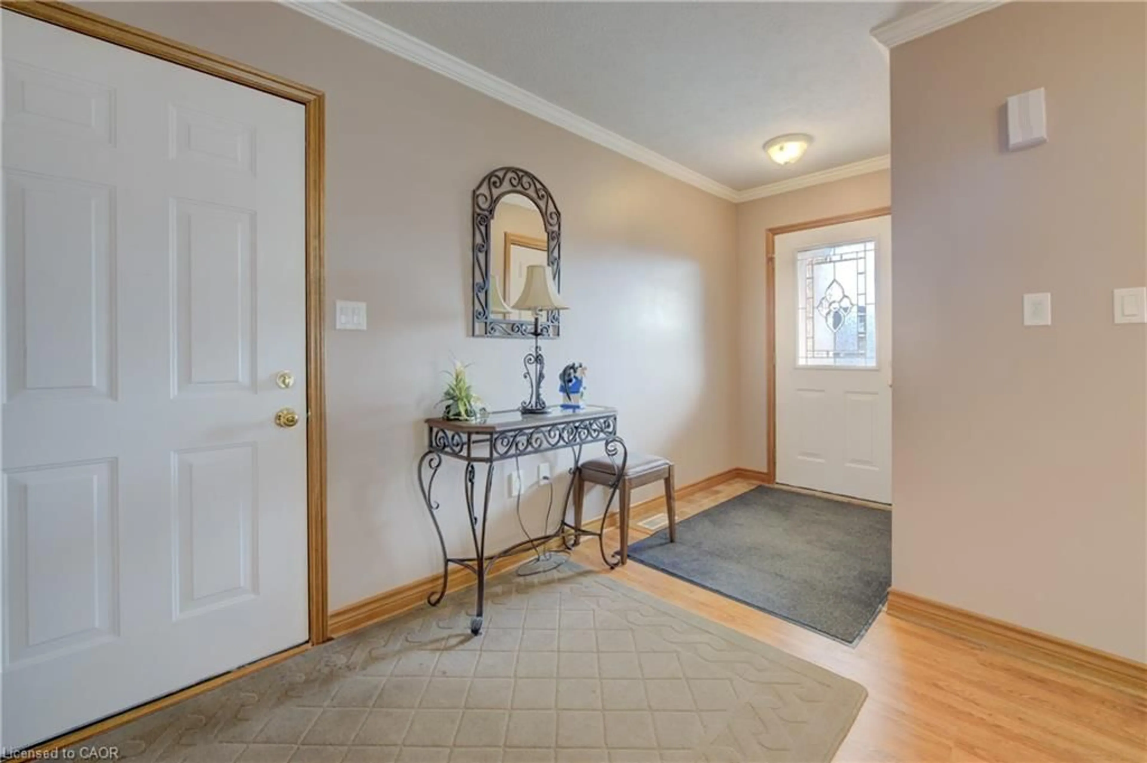 Indoor entryway for 397 Church St, Mount Forest Ontario N0G 2L2
