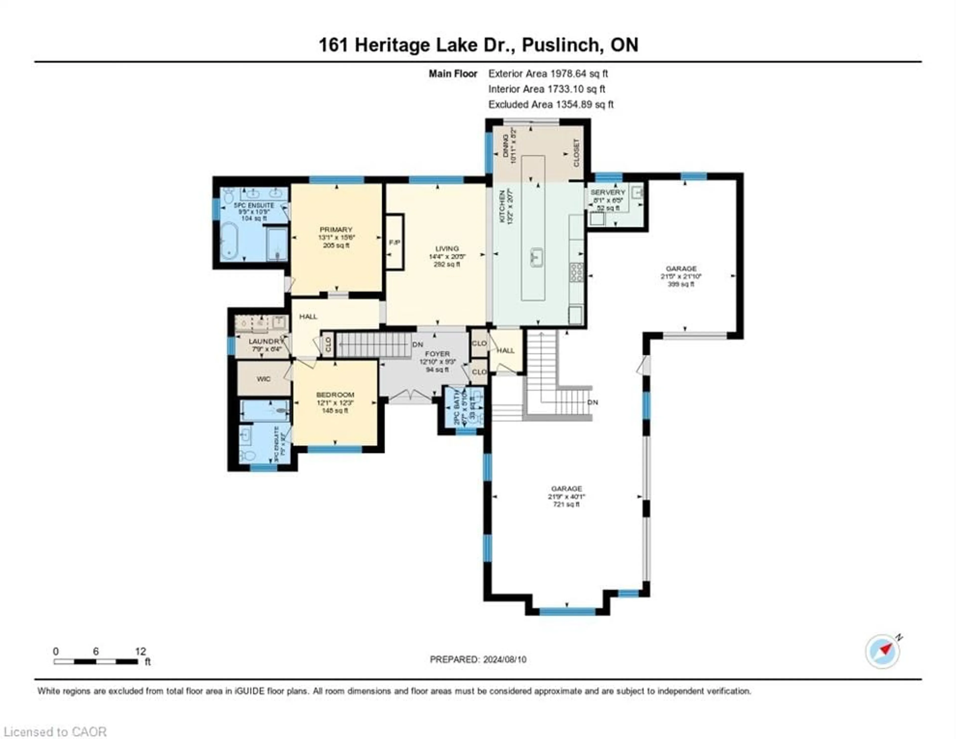 Floor plan for 161 Heritage Lake Drive, Puslinch Ontario N0B 2J0