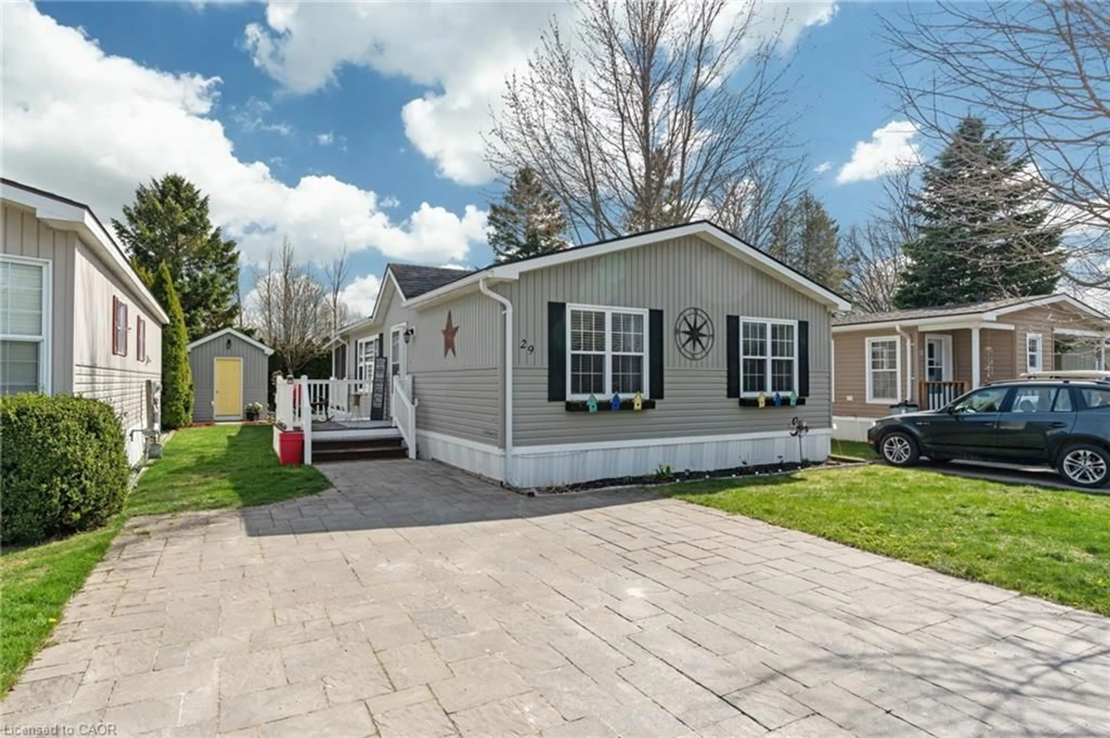 Home with vinyl exterior material, street for 77307 Bluewater Hwy #29, Bayfield Ontario N0M 1G0