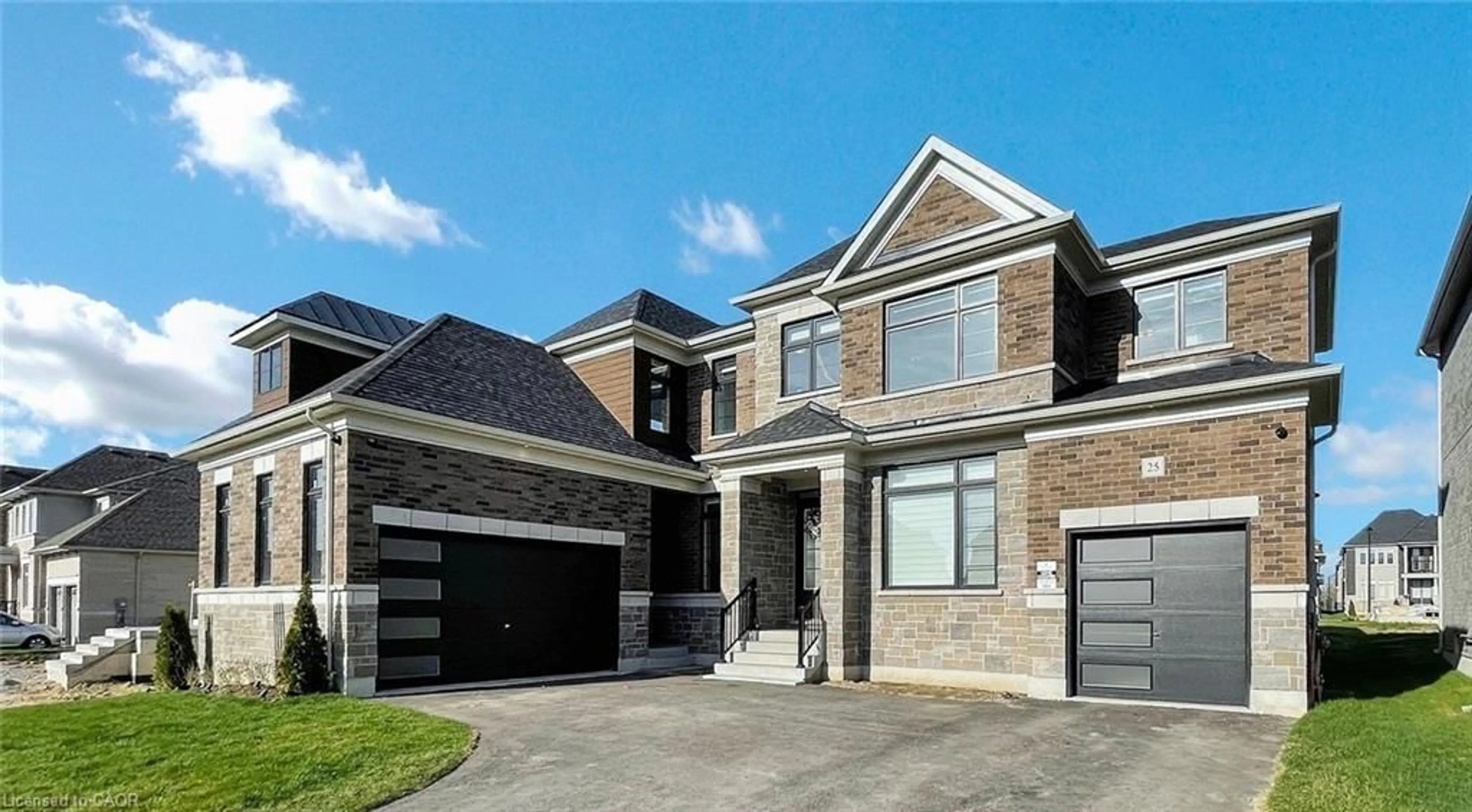 Home with brick exterior material, street for 25 Bellflower Cres, Tottenham Ontario L0G 1W0