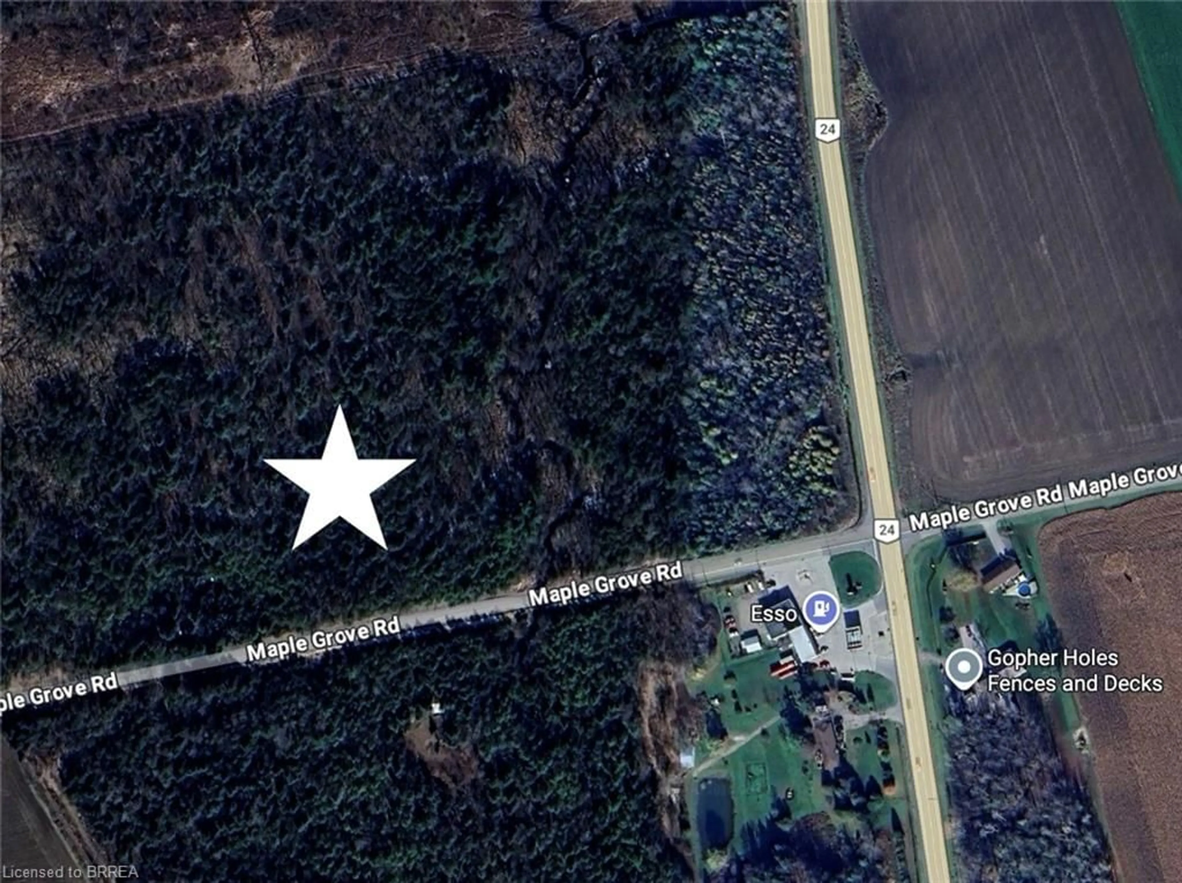 Picture of a map for 000 Maple Grove Rd, Scotland Ontario N0E 1R0