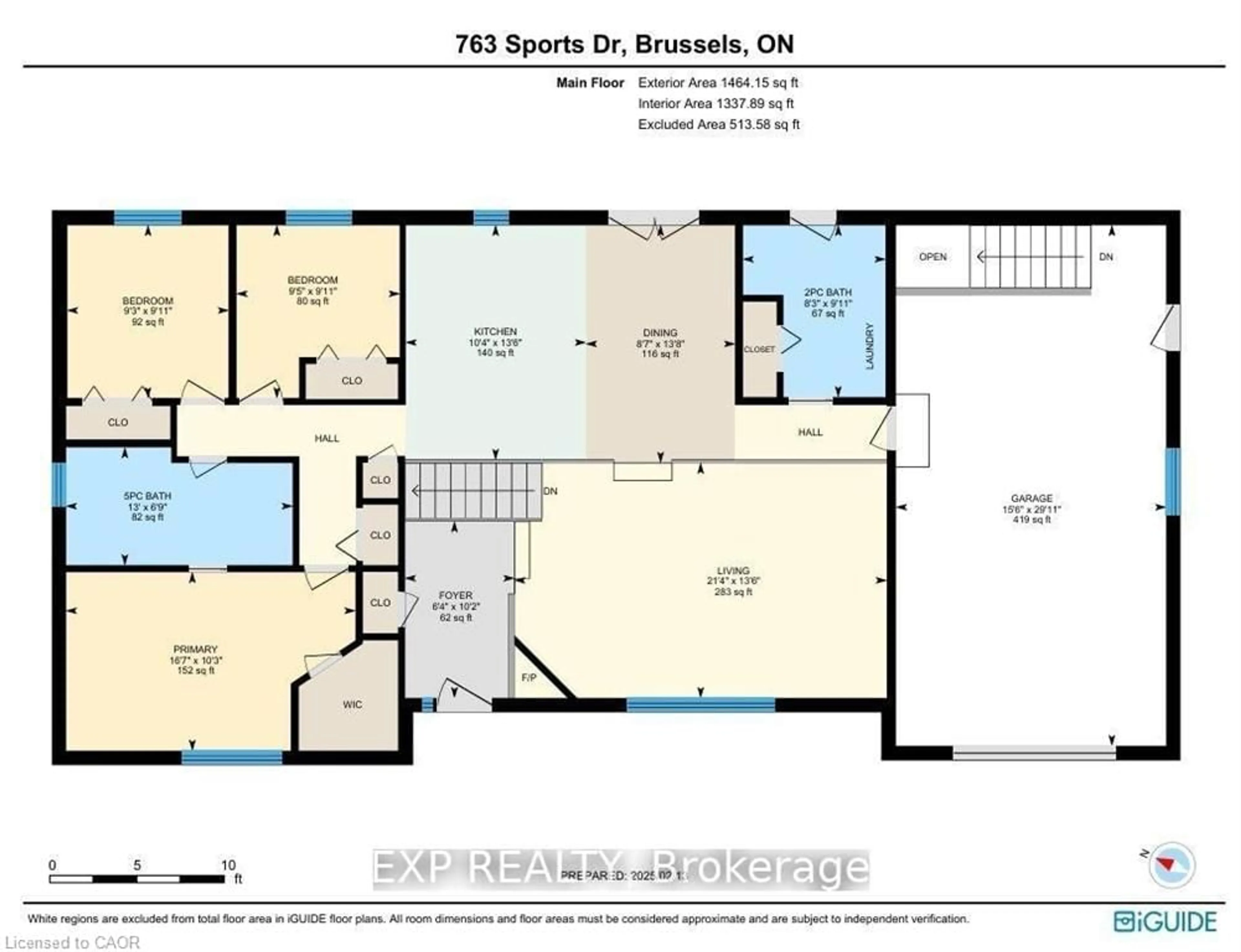Floor plan for 763 Sports Dr, Brussels Ontario N0G 1H0