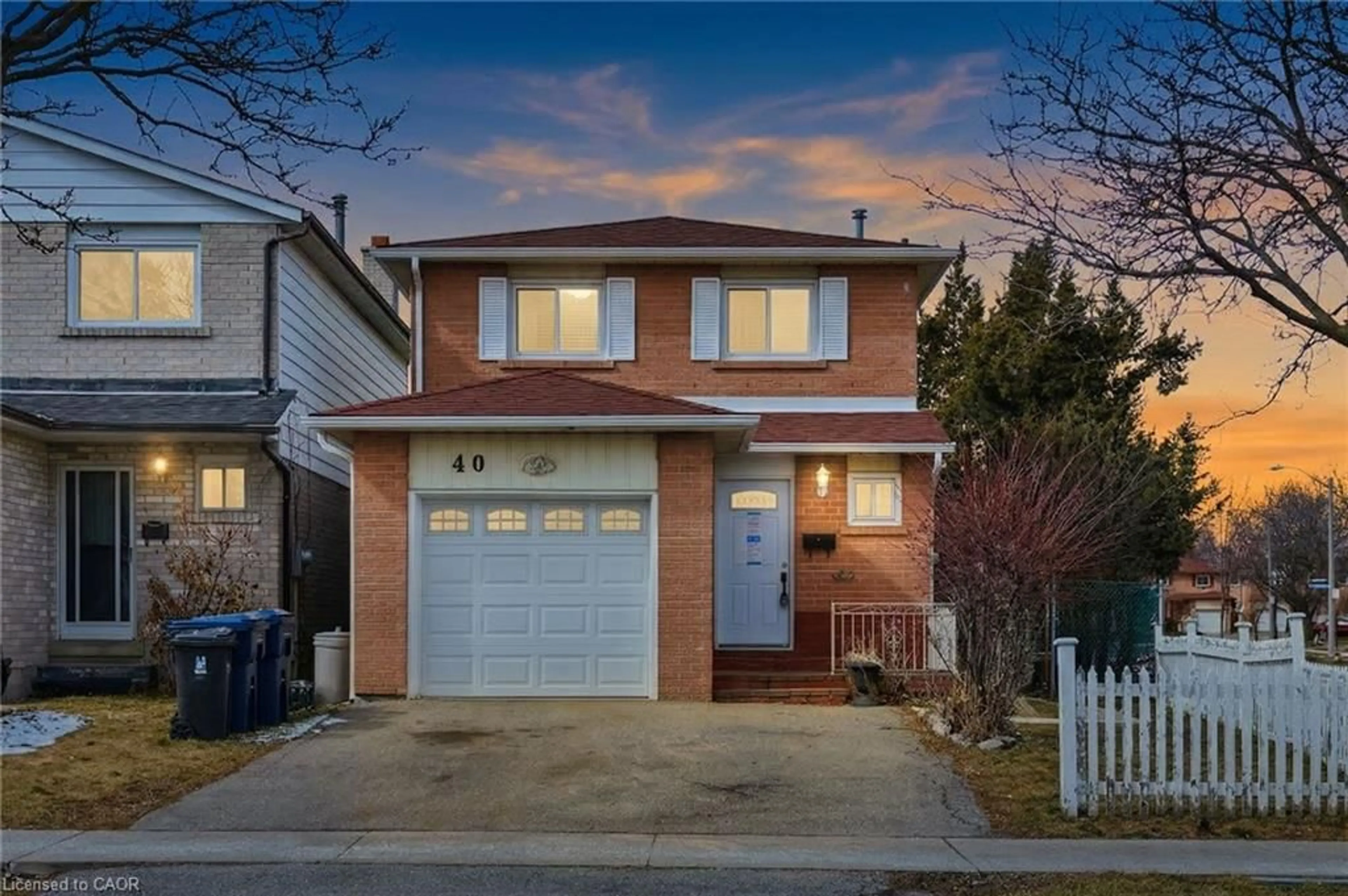 Home with brick exterior material, street for 40 Glen Hollow Ave, Toronto Ontario M9W 6C6