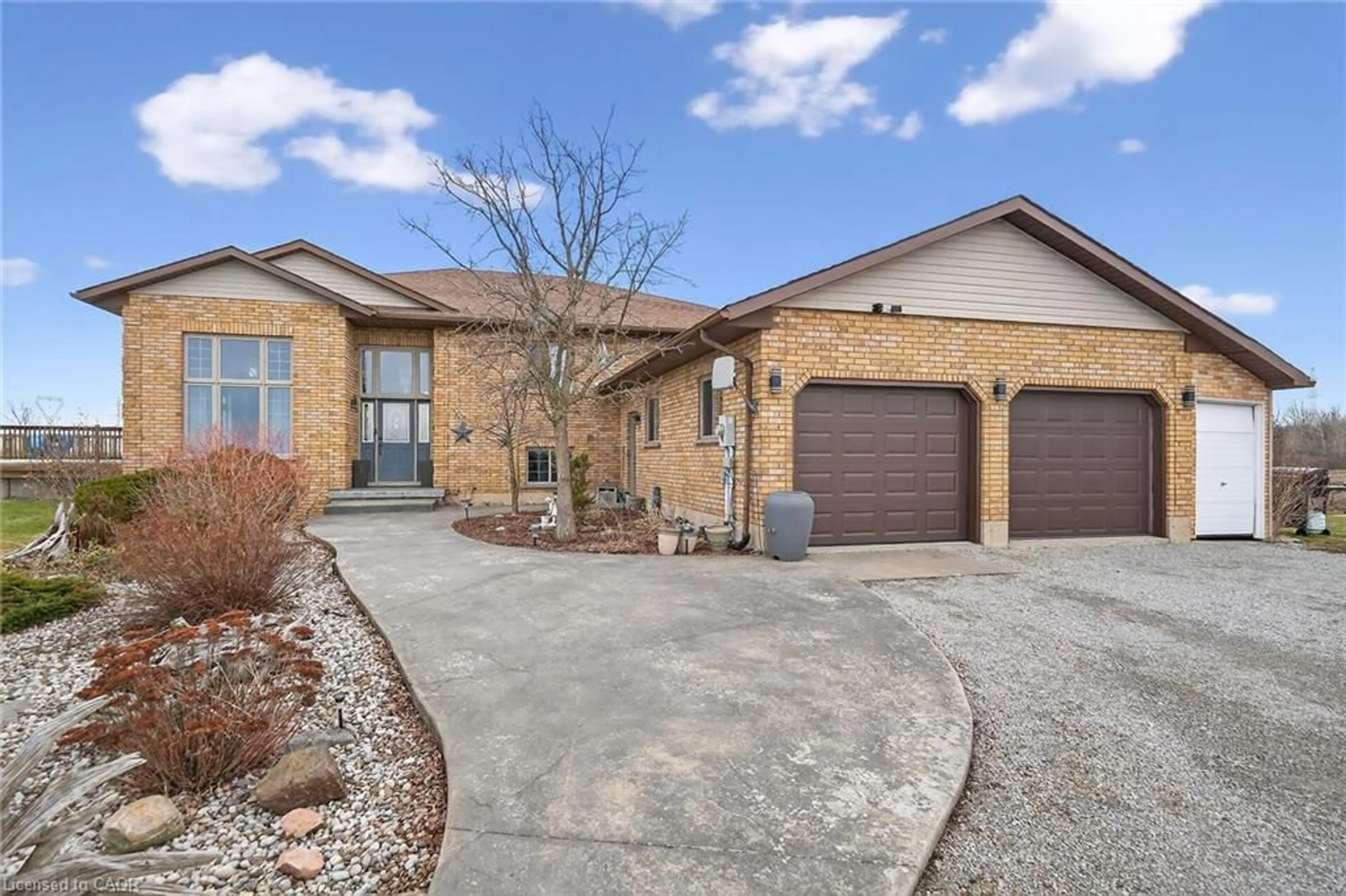 Home with brick exterior material, street for 1292 Concession 11 Rd, Hagersville Ontario N0A 1E0