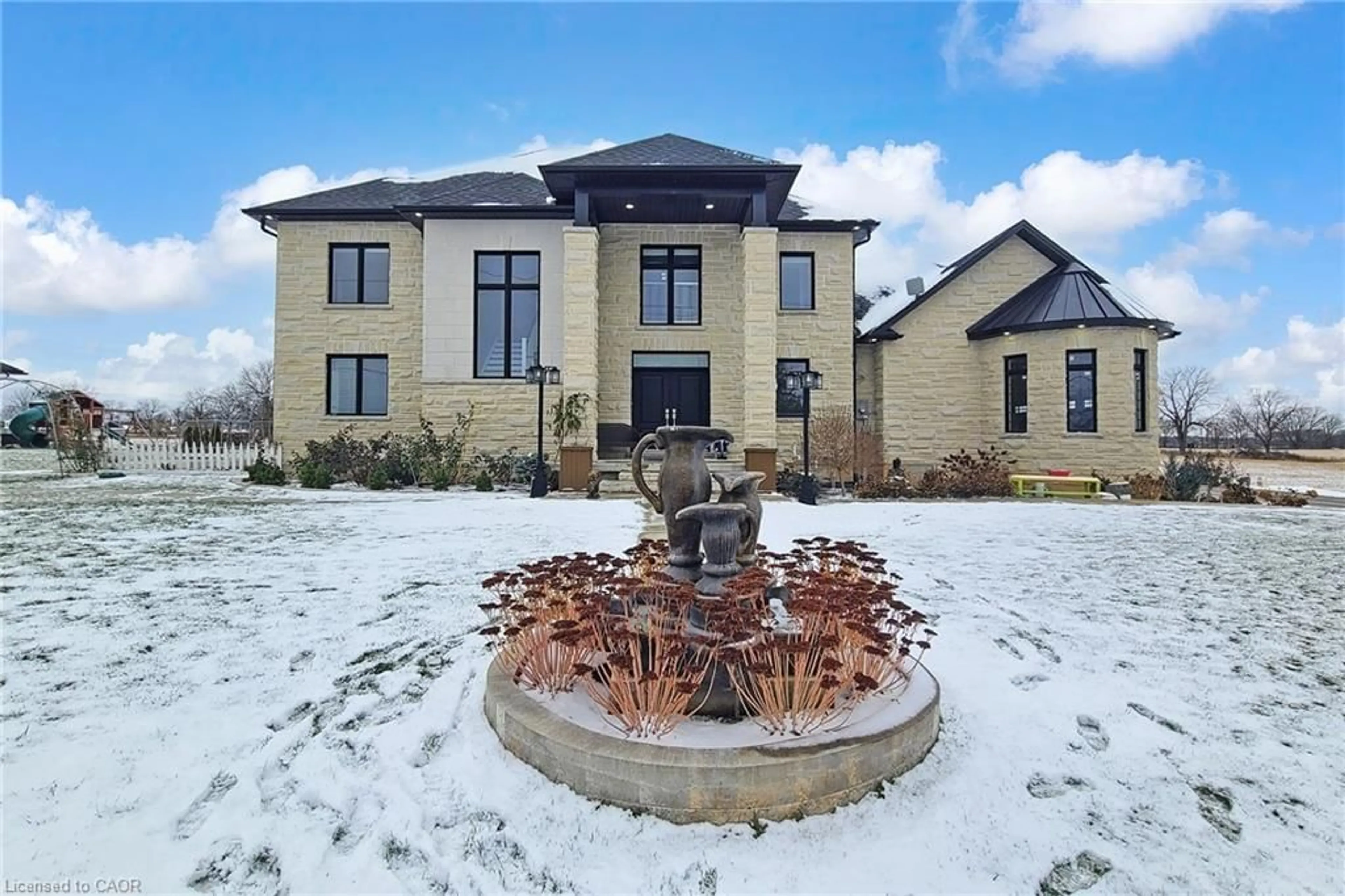 A pic from outside/outdoor area/front of a property/back of a property/a pic from drone, building for 2687 Haldimand 55 Rd, Hagersville Ontario N0A 1H0