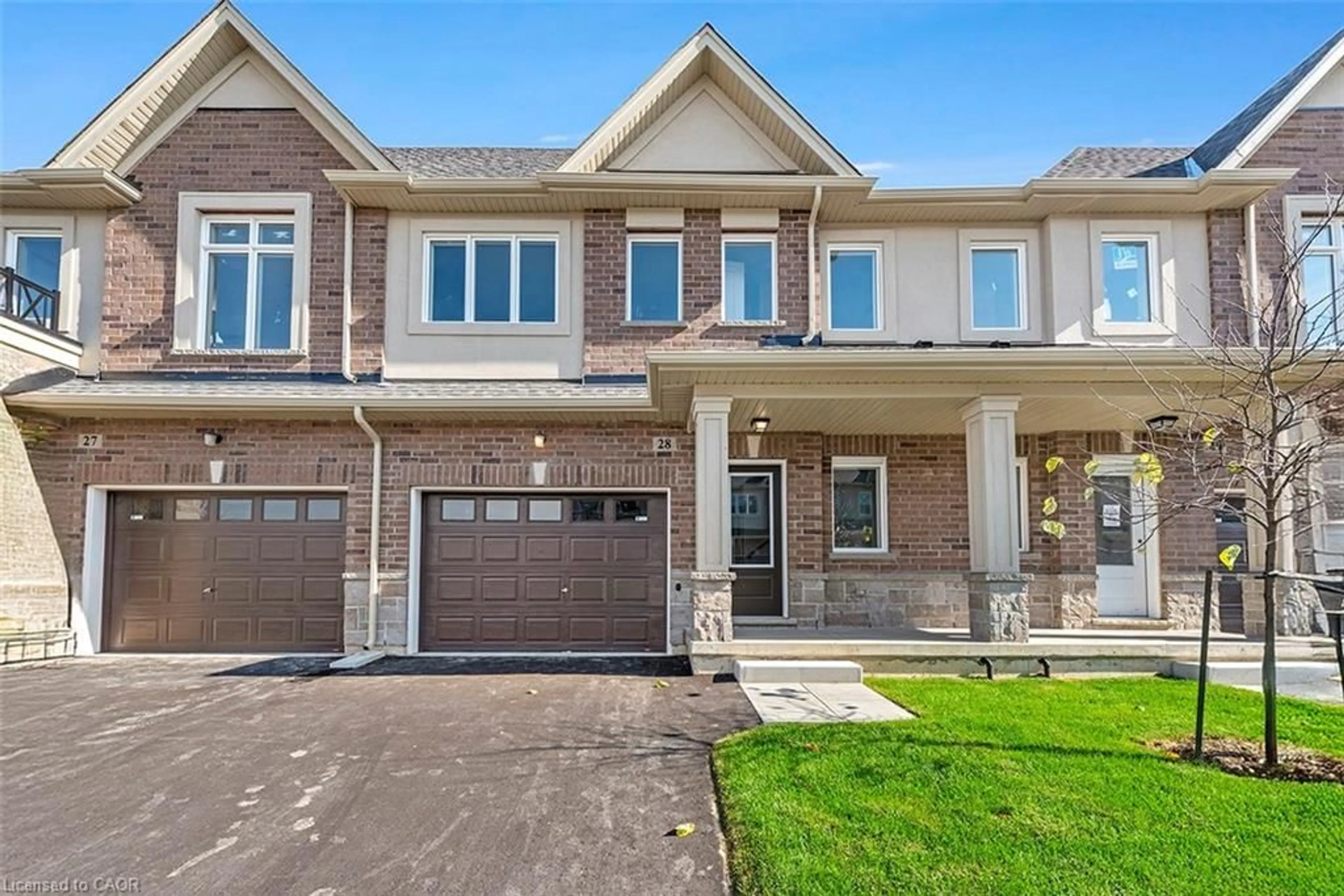 Home with brick exterior material, street for 205 Thames Way #48, Hamilton Ontario L0R 1W2