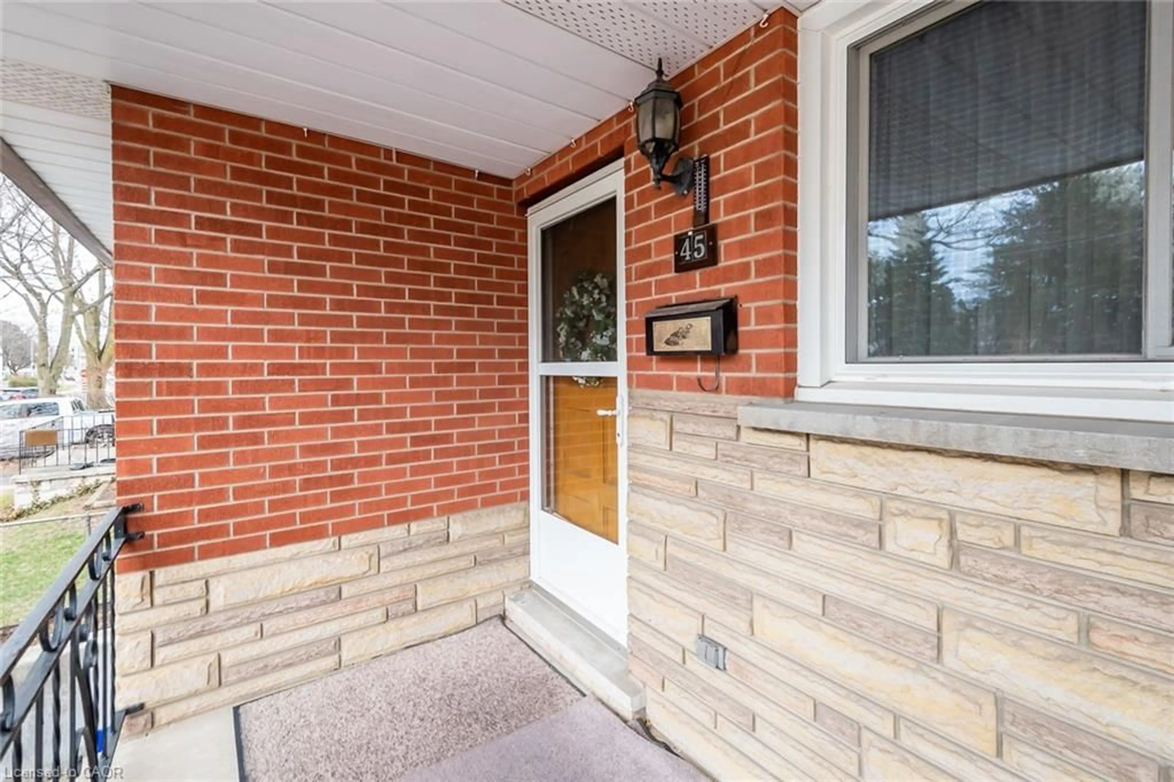 Home with brick exterior material, street for 45 Leland St, Hamilton Ontario L8S 2Z9