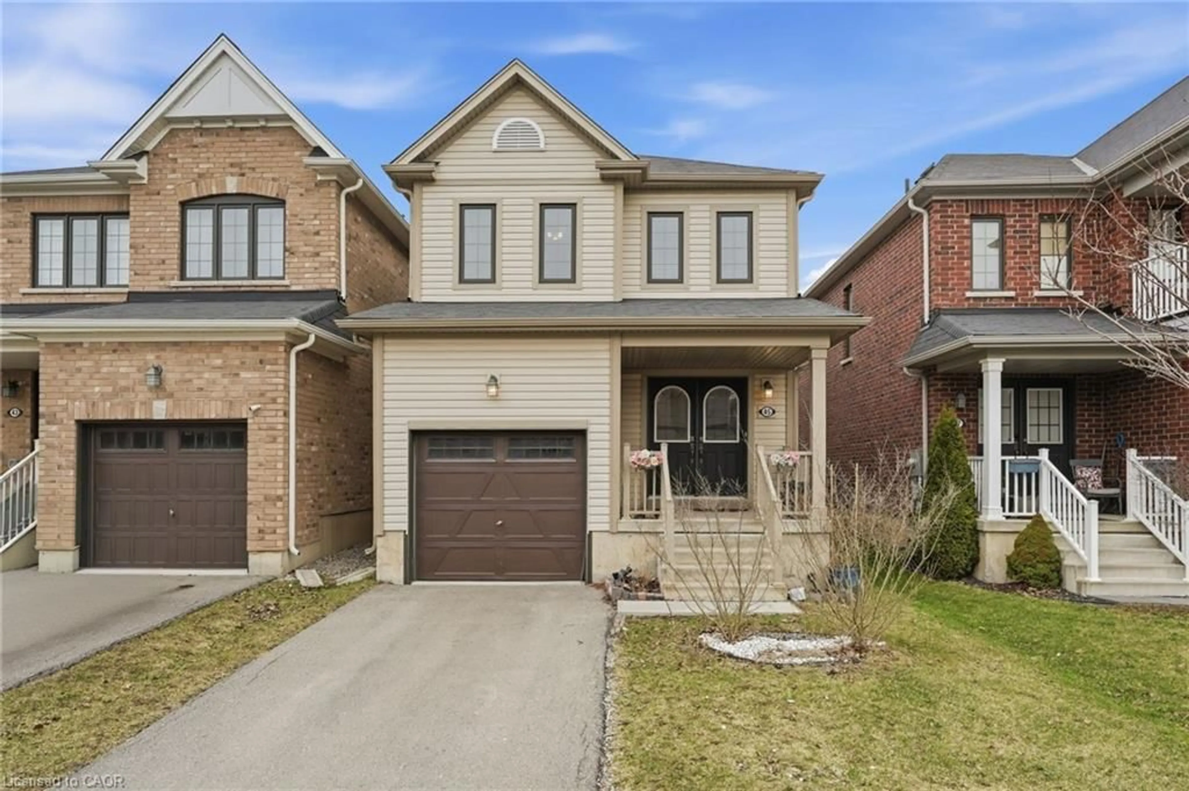 Home with brick exterior material, street for 45 Kelso Dr, Caledonia Ontario N3W 0B7