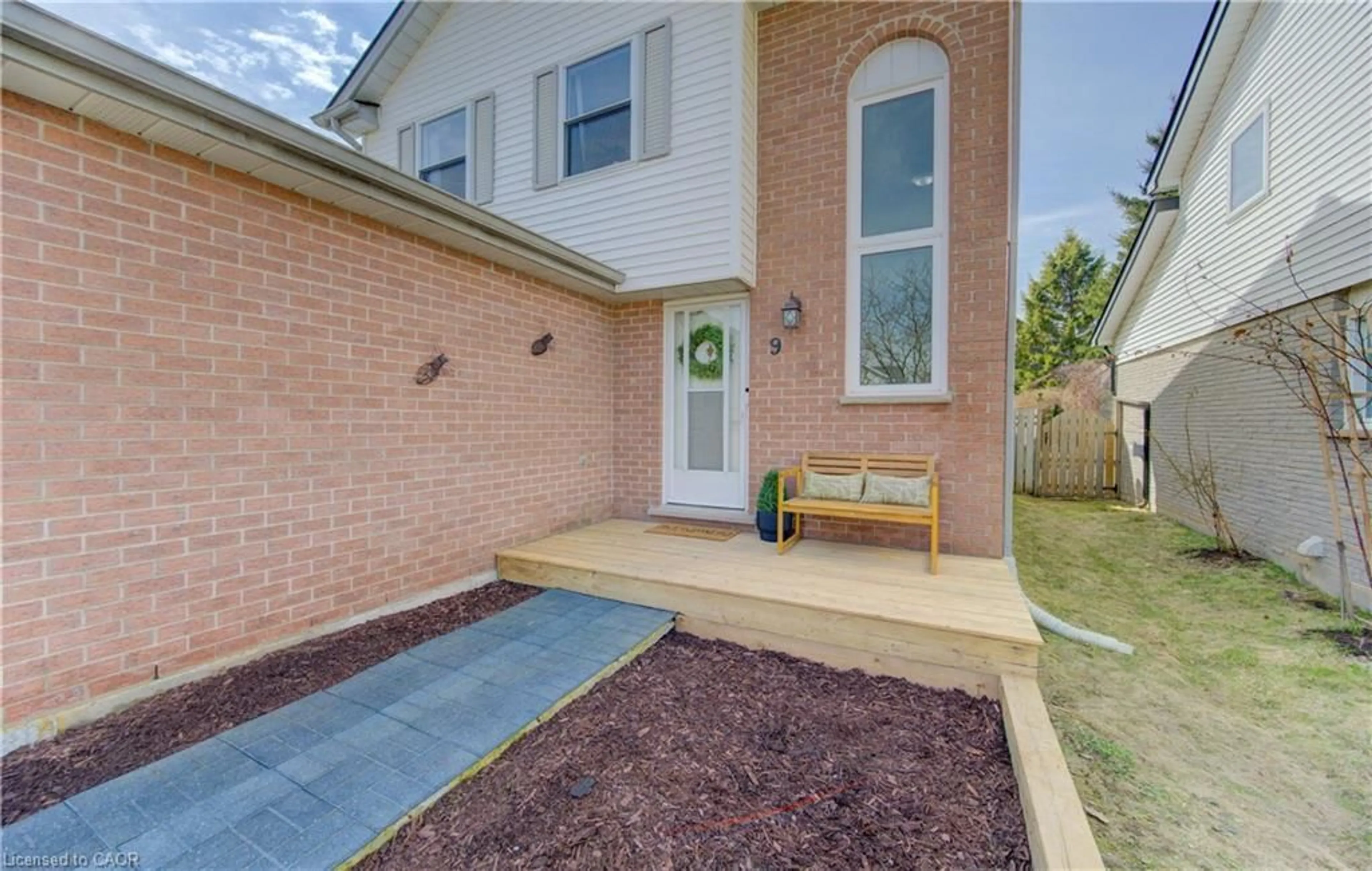 Home with brick exterior material, street for 9 Camrose Crt, Kitchener Ontario N2M 5J3