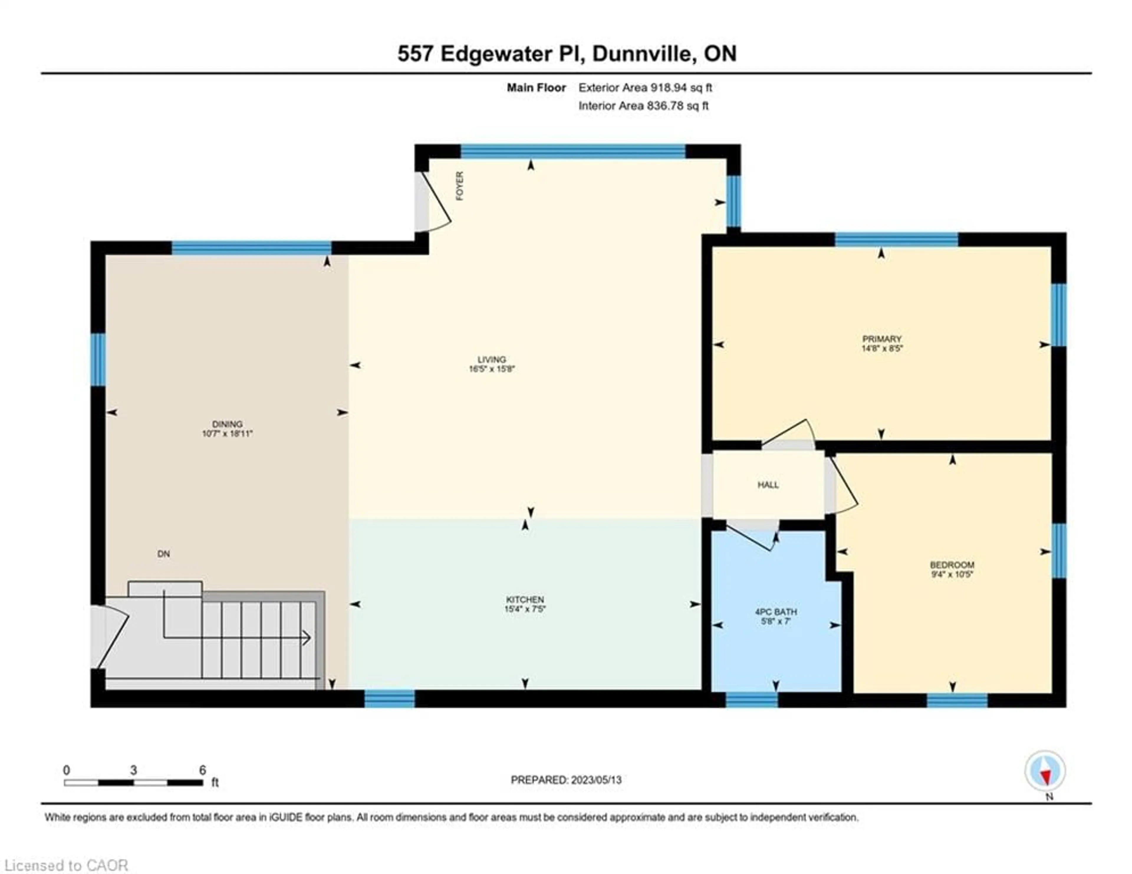 Floor plan for 557 Edgewater Pl, Dunnville Ontario N1A 2W8
