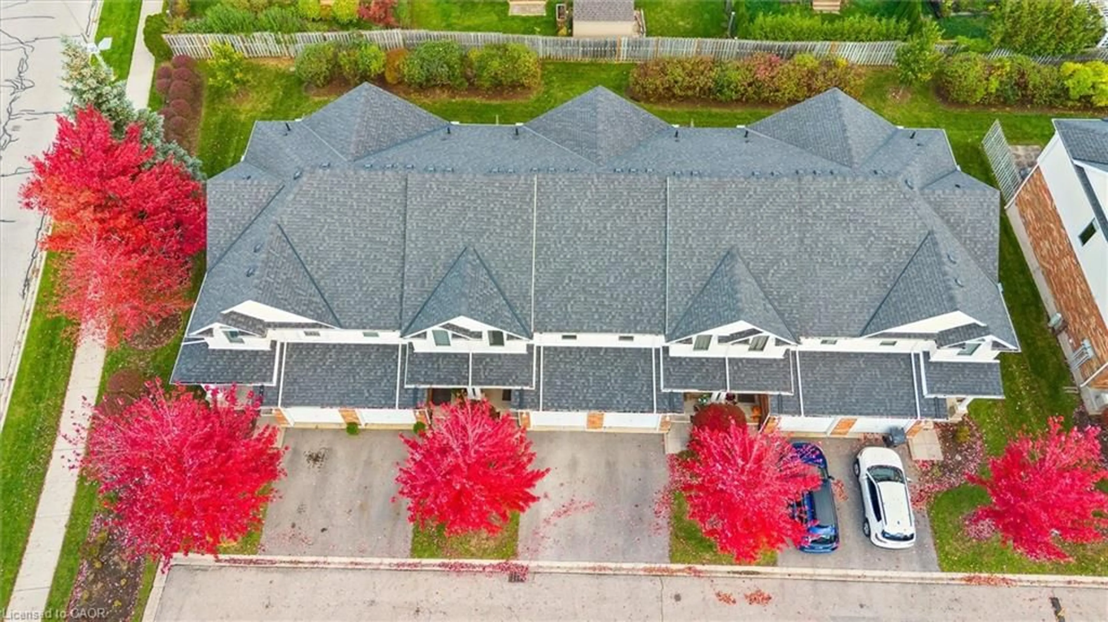 A pic from outside/outdoor area/front of a property/back of a property/a pic from drone, city buildings view from balcony for 151 Clairfields Dr #3, Guelph Ontario N1L 1P5
