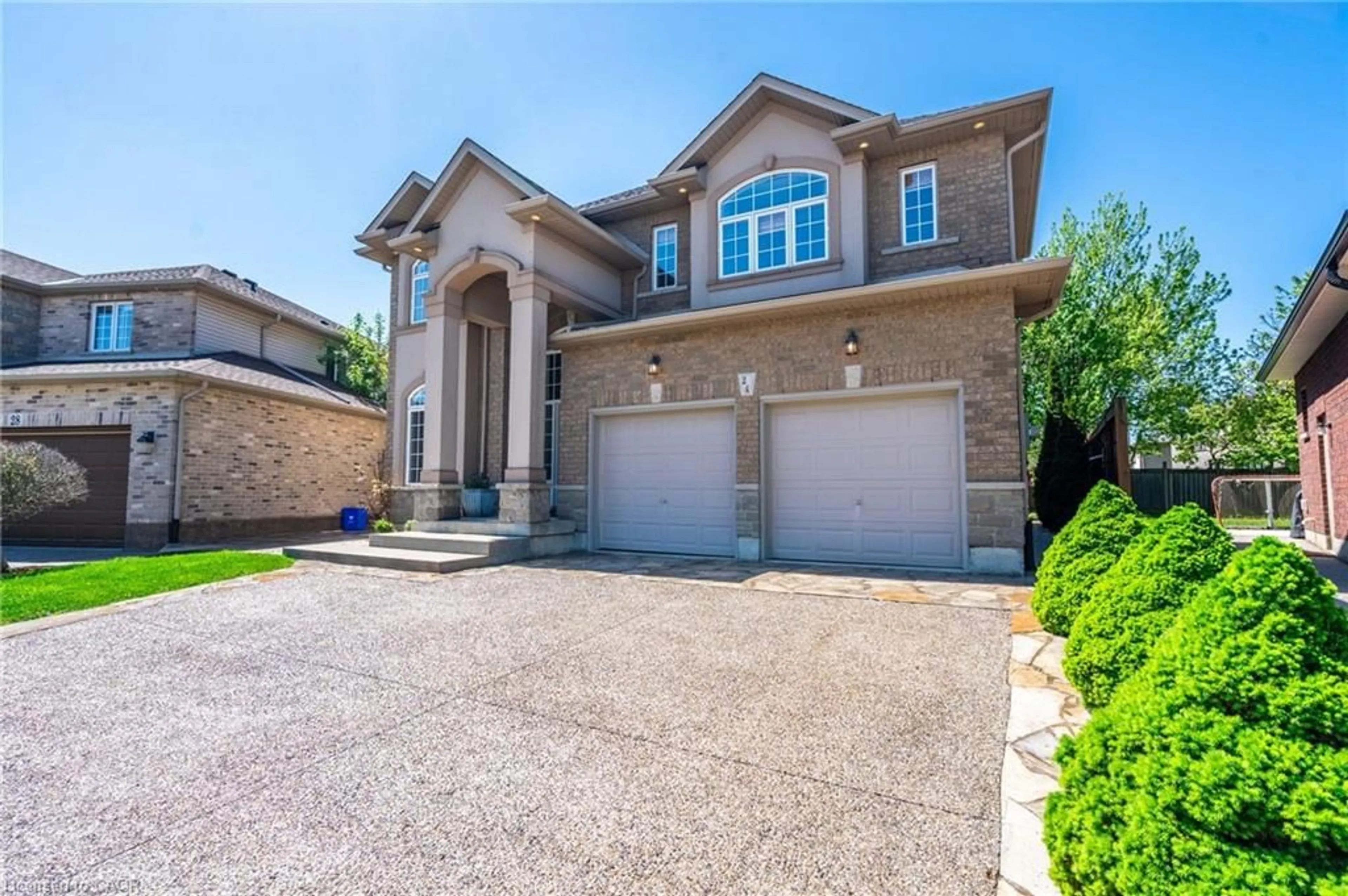 Home with brick exterior material, street for 24 Edgecroft Cres, Stoney Creek Ontario L8J 3Y6