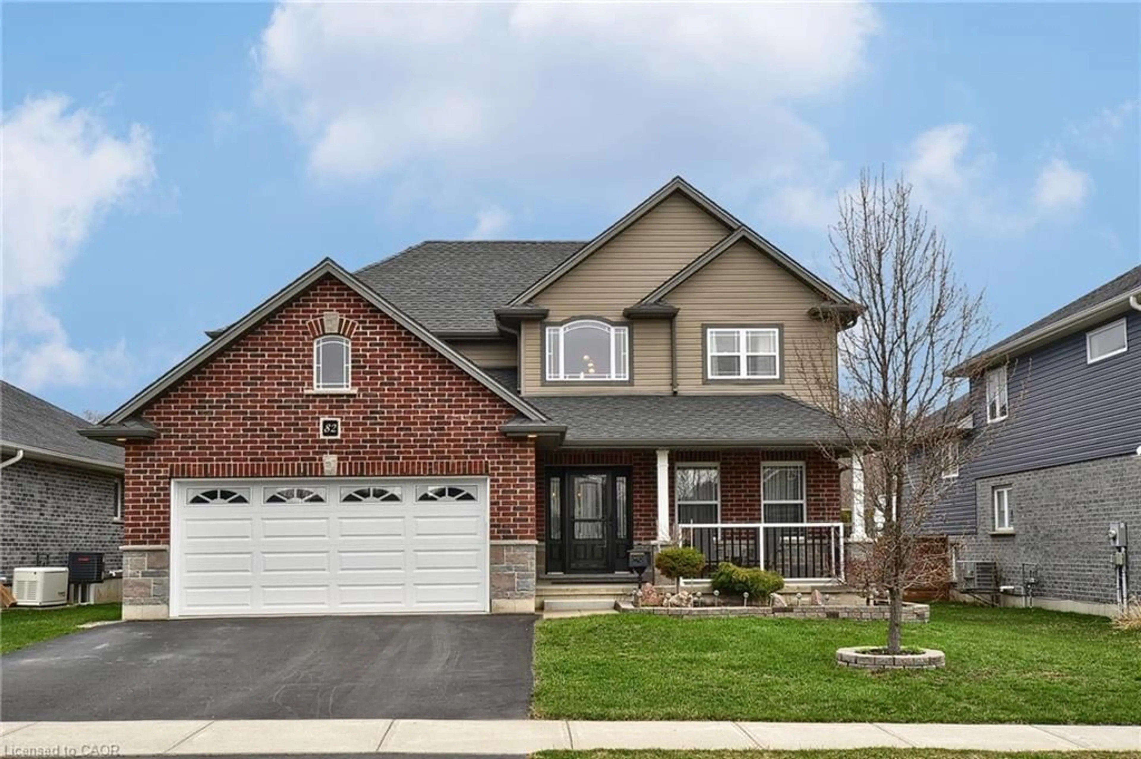 Home with brick exterior material, street for 82 Curtis St, Innerkip Ontario N0J 1M0