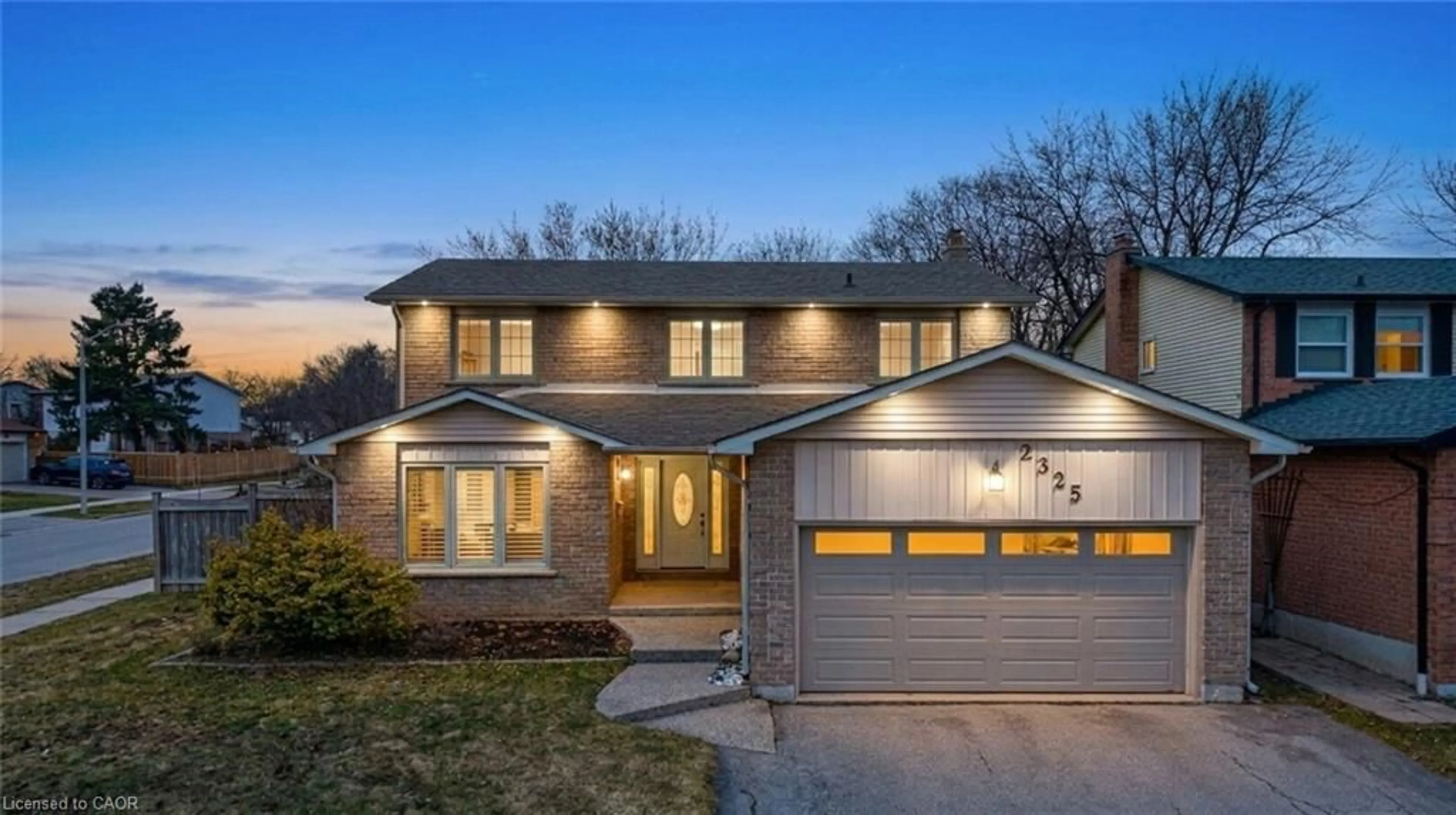 Home with brick exterior material, street for 2325 Montgomery Dr, Burlington Ontario L7P 4J9