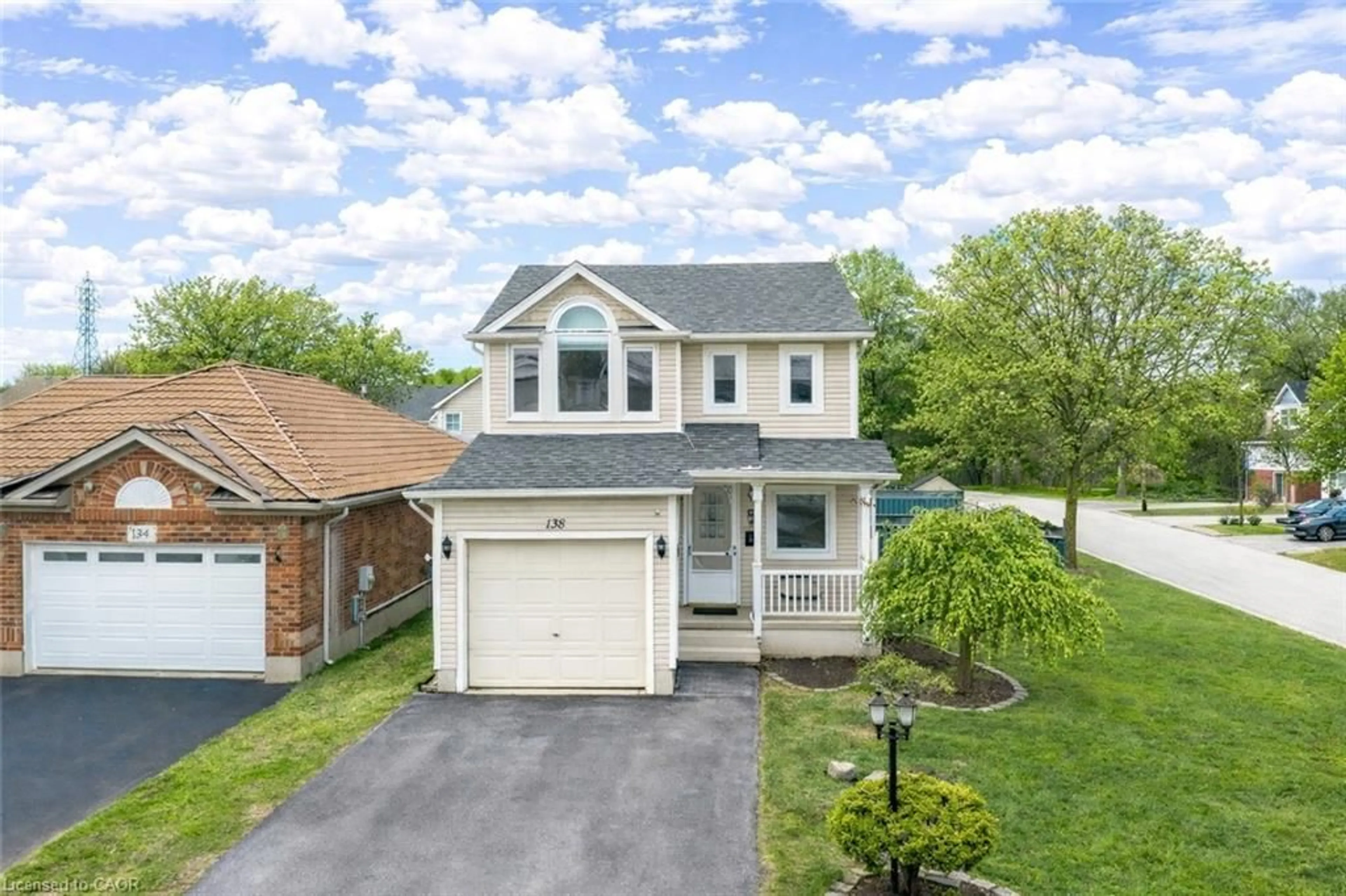 A pic from outside/outdoor area/front of a property/back of a property/a pic from drone, street for 135 Veronica Dr, Kitchener Ontario N2A 4E6