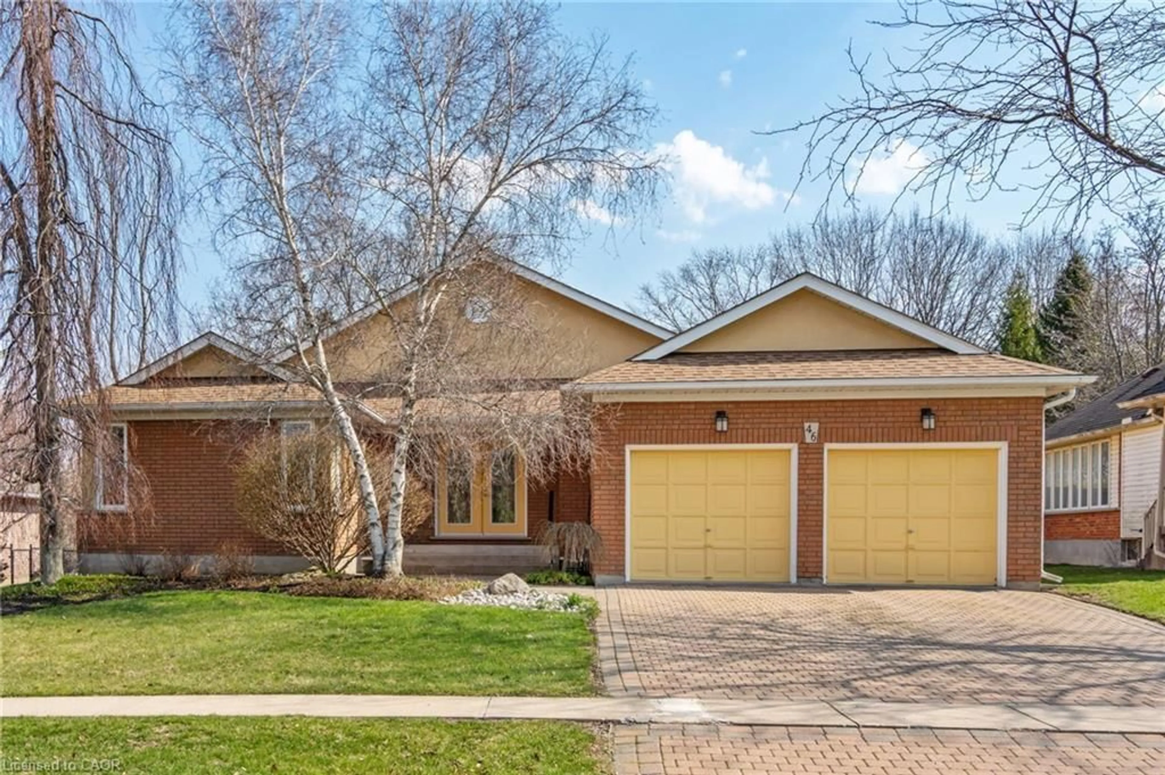 Home with brick exterior material, street for 46 Somerset Dr, Port Dover Ontario N0A 1N7