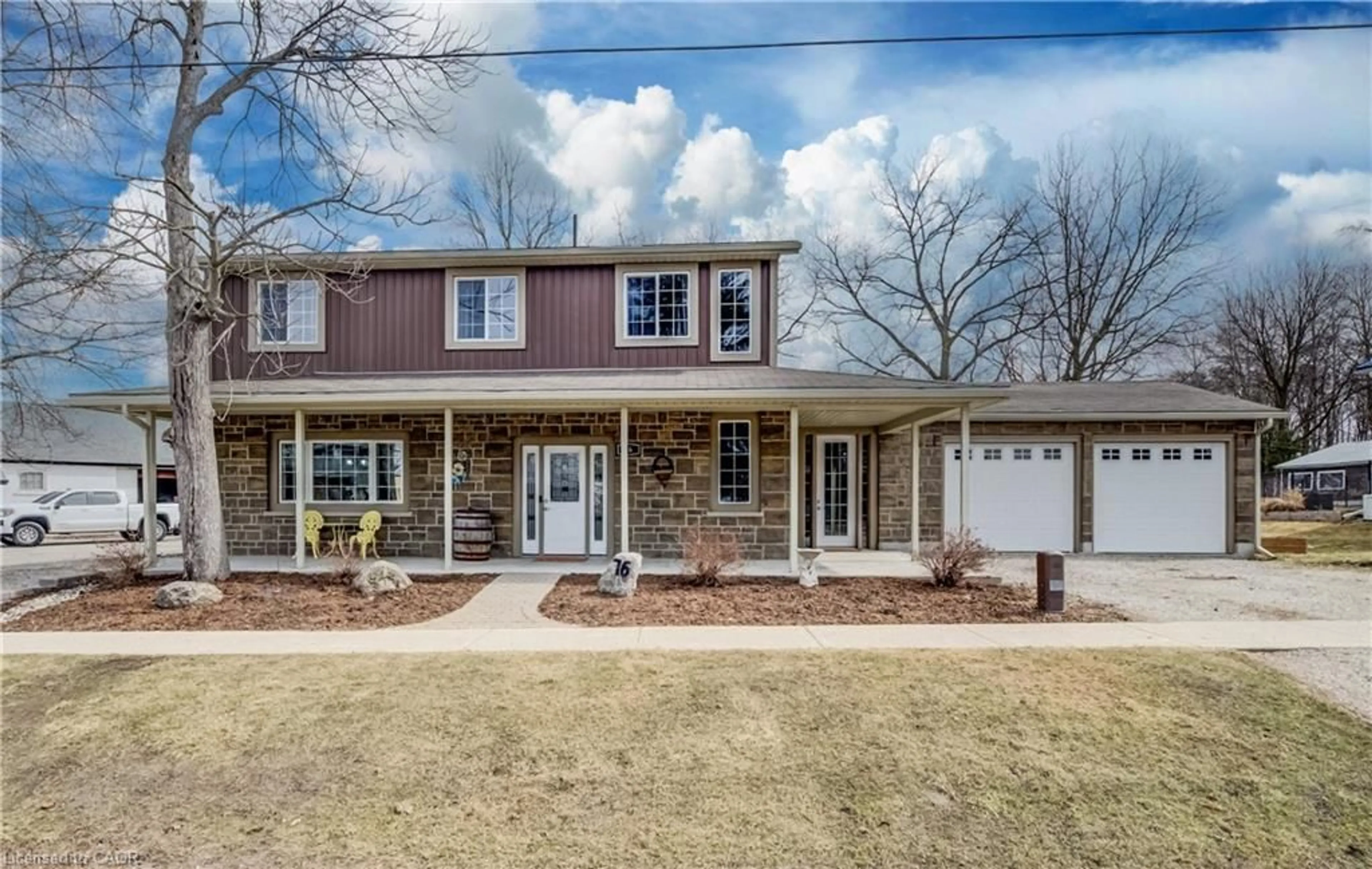 Home with brick exterior material, street for 76 Baird St, Bright Ontario N0J 1B0