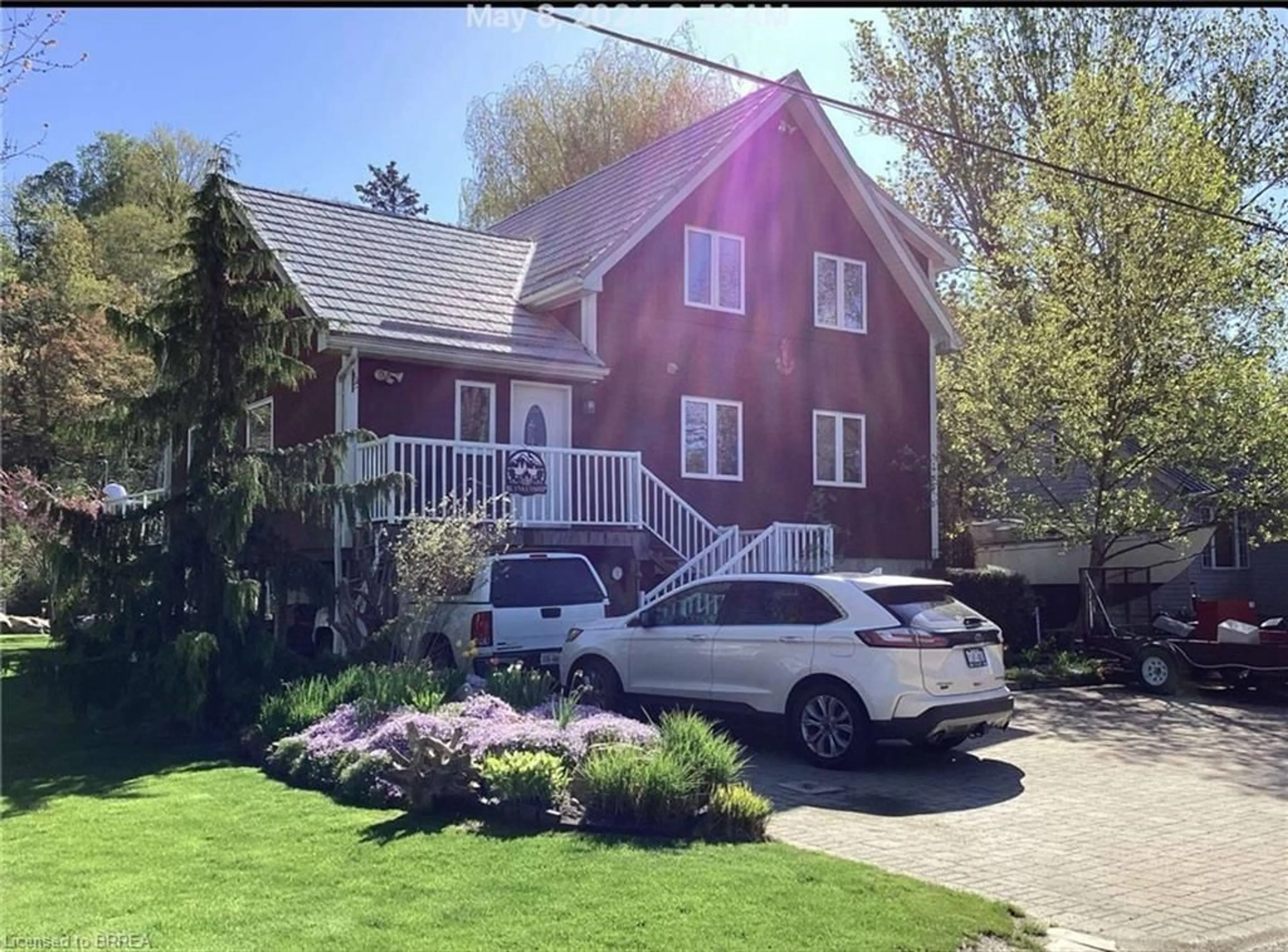 Home with vinyl exterior material, street for 3302 Colin St, Port Bruce Ontario N5H 2R2