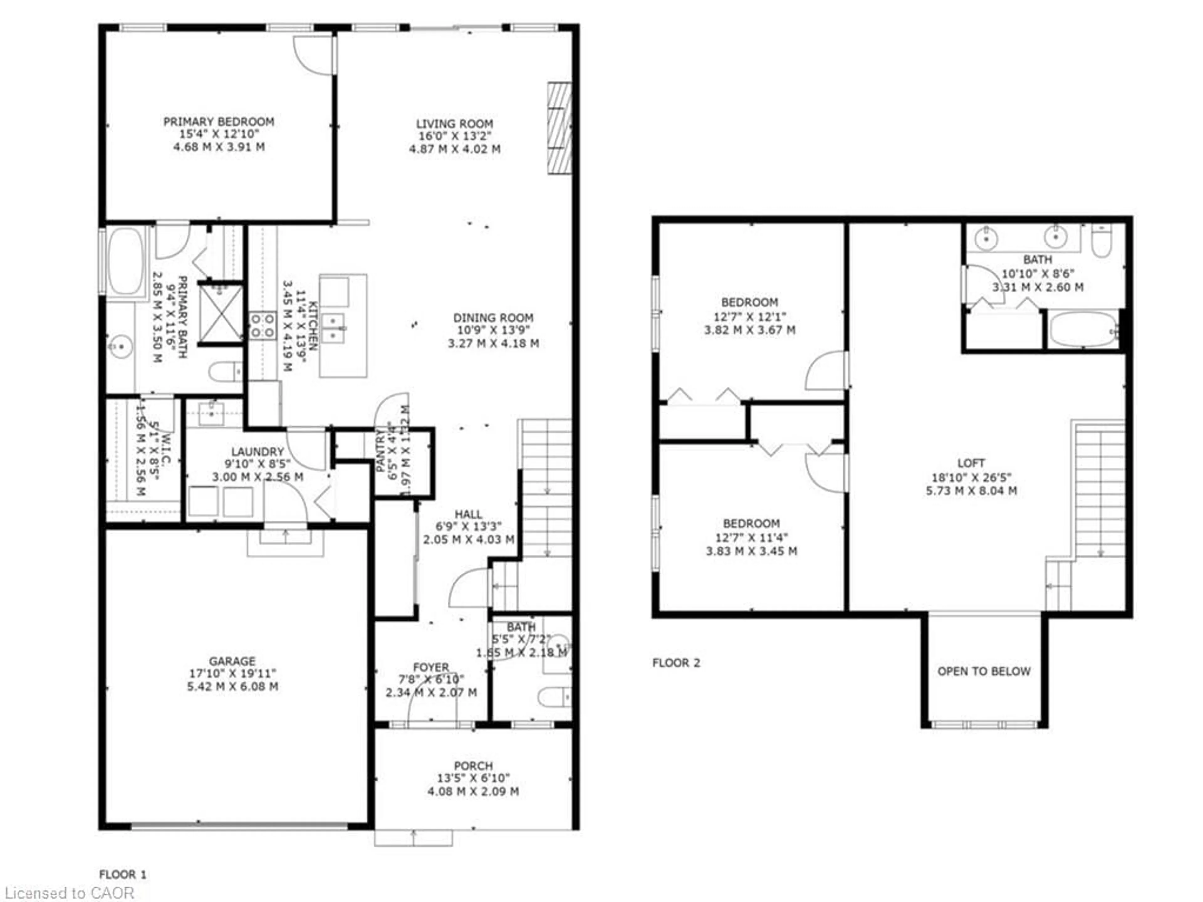 Floor plan for 45 Linden Ave, Rockwood Ontario N0B 2K0