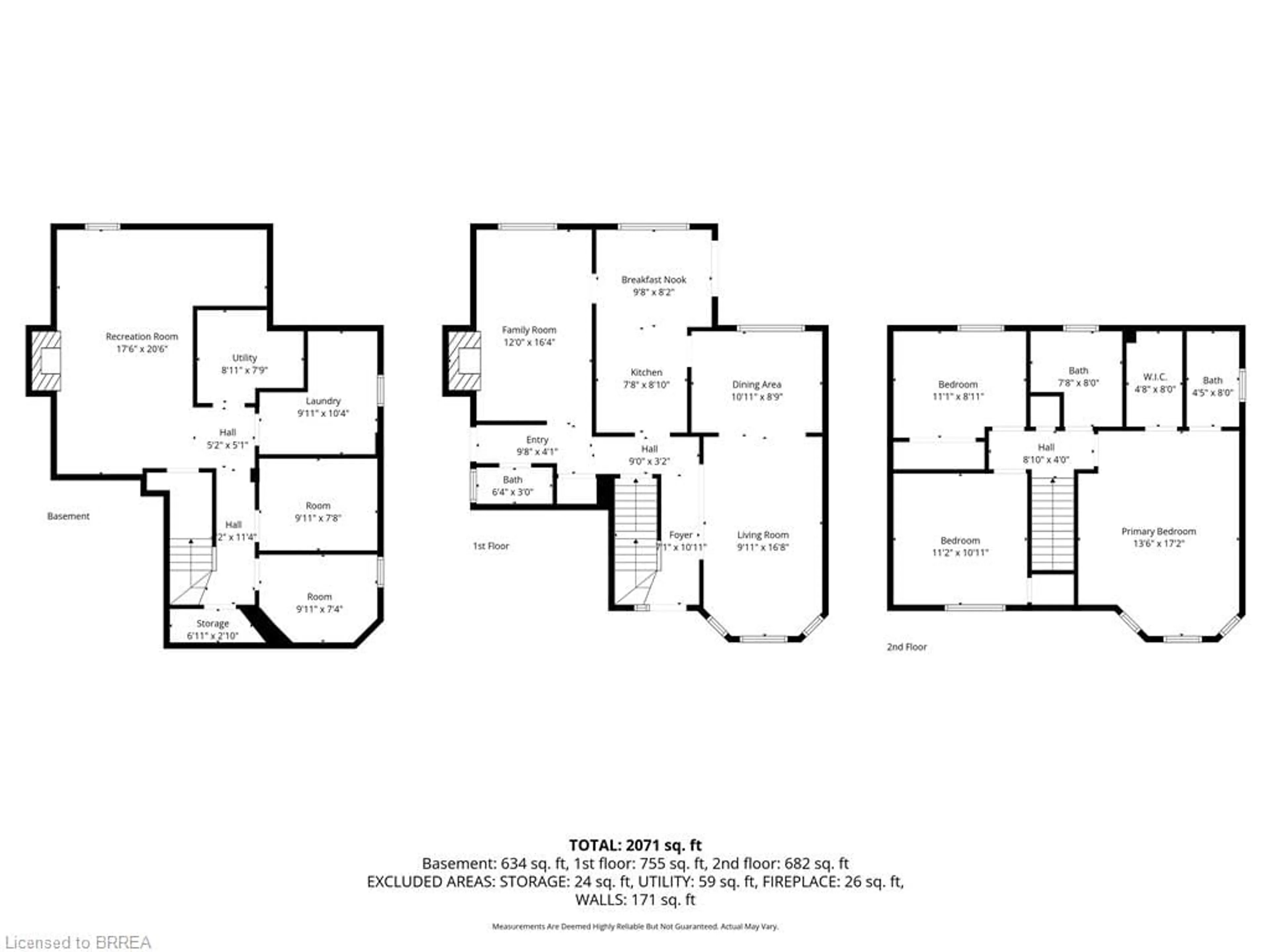 Floor plan for 21 Garden Cres, Paris Ontario N3L 3T3