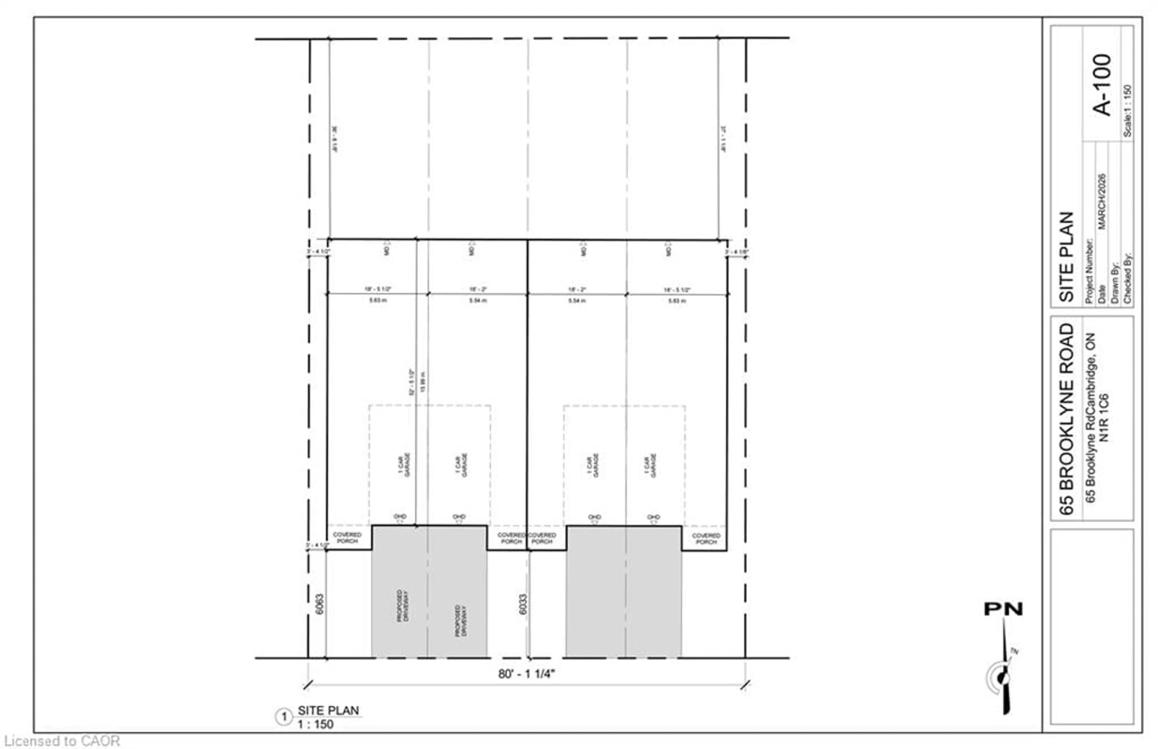 Floor plan for 65 Brooklyne Rd, Cambridge Ontario N1R 1C6