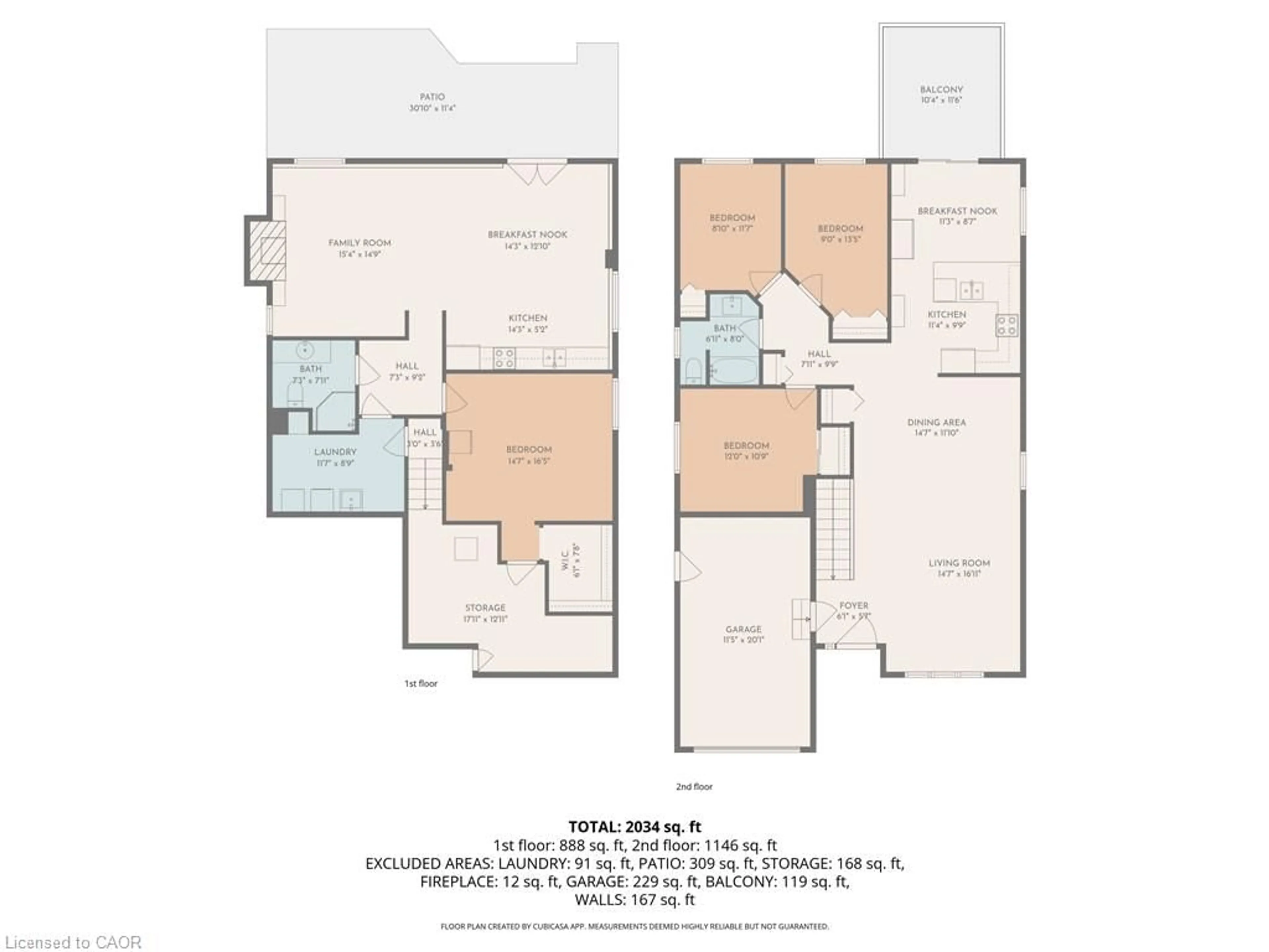 Floor plan for 858 Stonegate Dr, Woodstock Ontario N4V 1G4