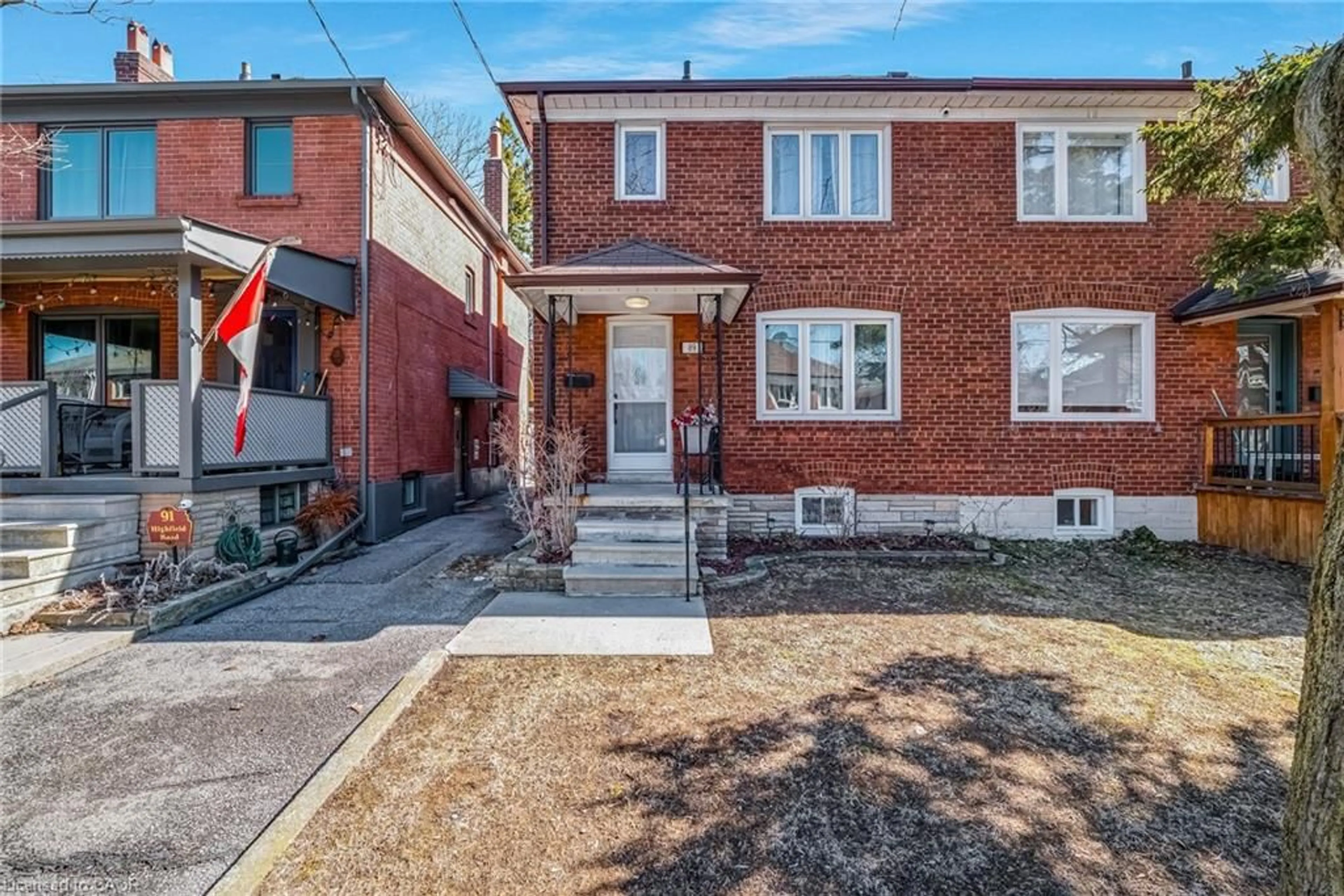 Home with brick exterior material, street for 89 Highfield Rd, Toronto Ontario M4L 2T9