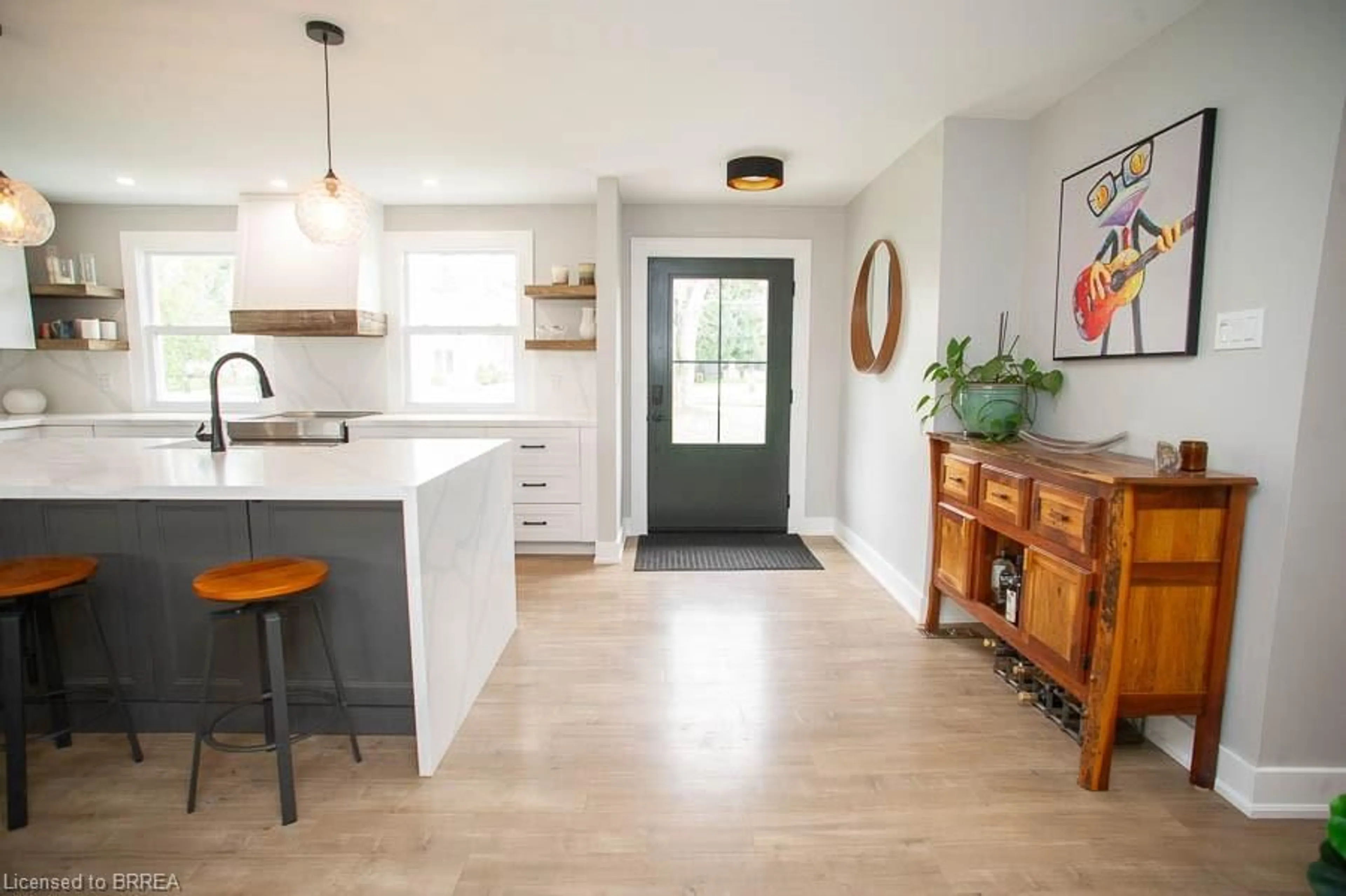 Open concept kitchen, unknown for 20 Russell St, Mount Pleasant Ontario N0E 1K0