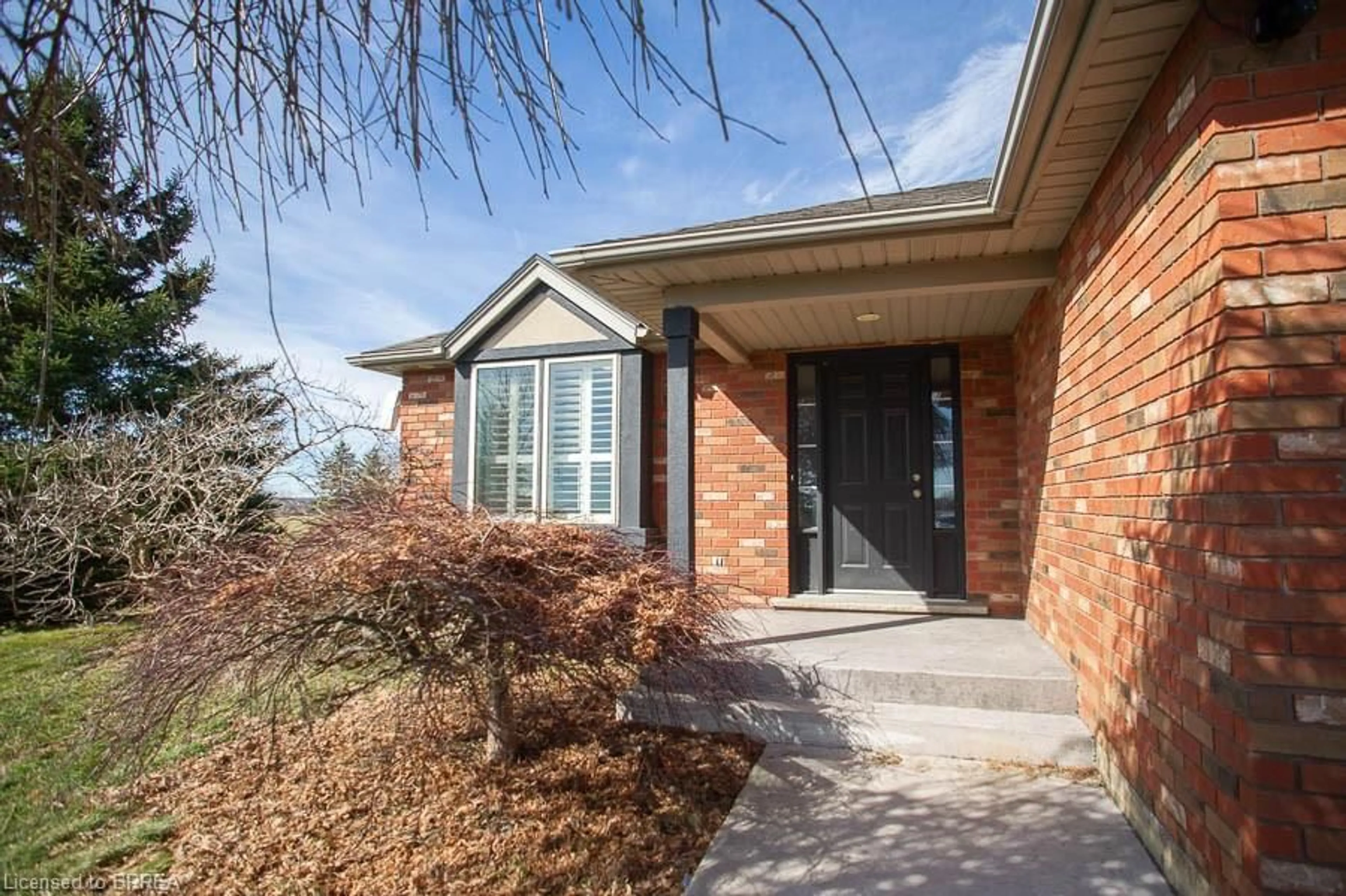 Home with brick exterior material, street for 307 Brant County Rd 18, Brantford Ontario N3T 5L9
