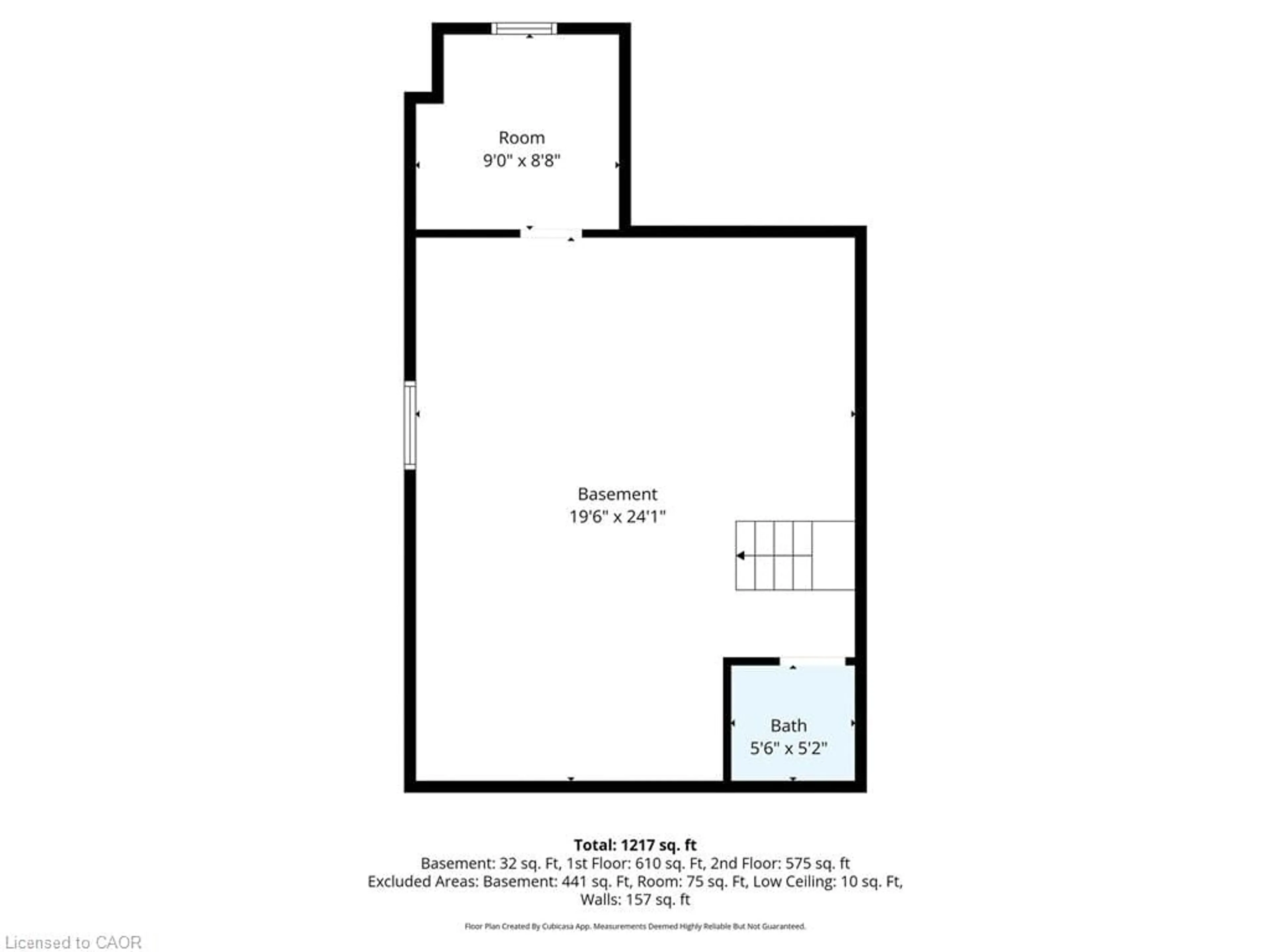 Floor plan for 72 East 32nd St, Hamilton Ontario L8V 2R9