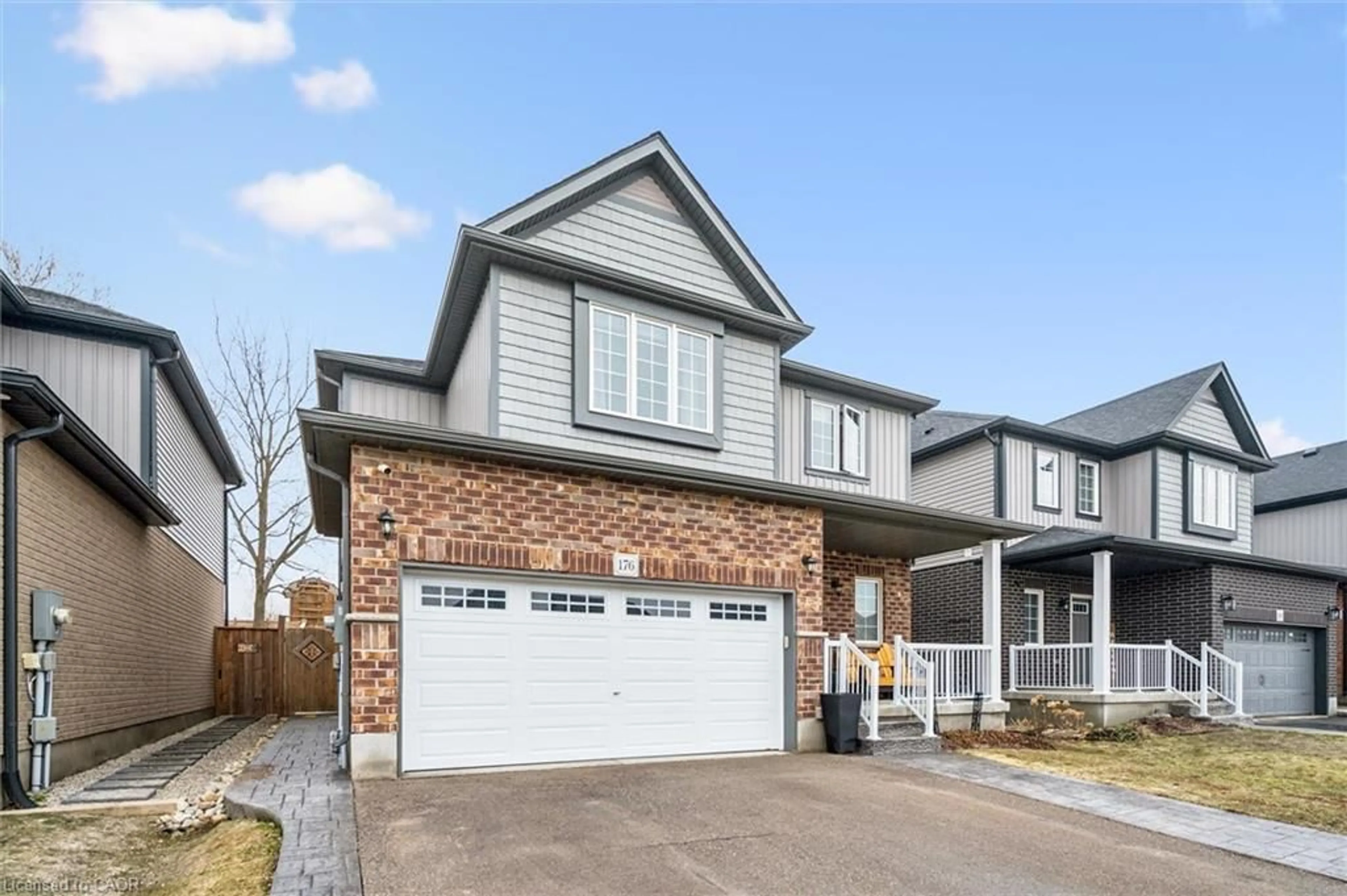 Home with brick exterior material, street for 176 Snyder Ave, Elmira Ontario N3B 0C9