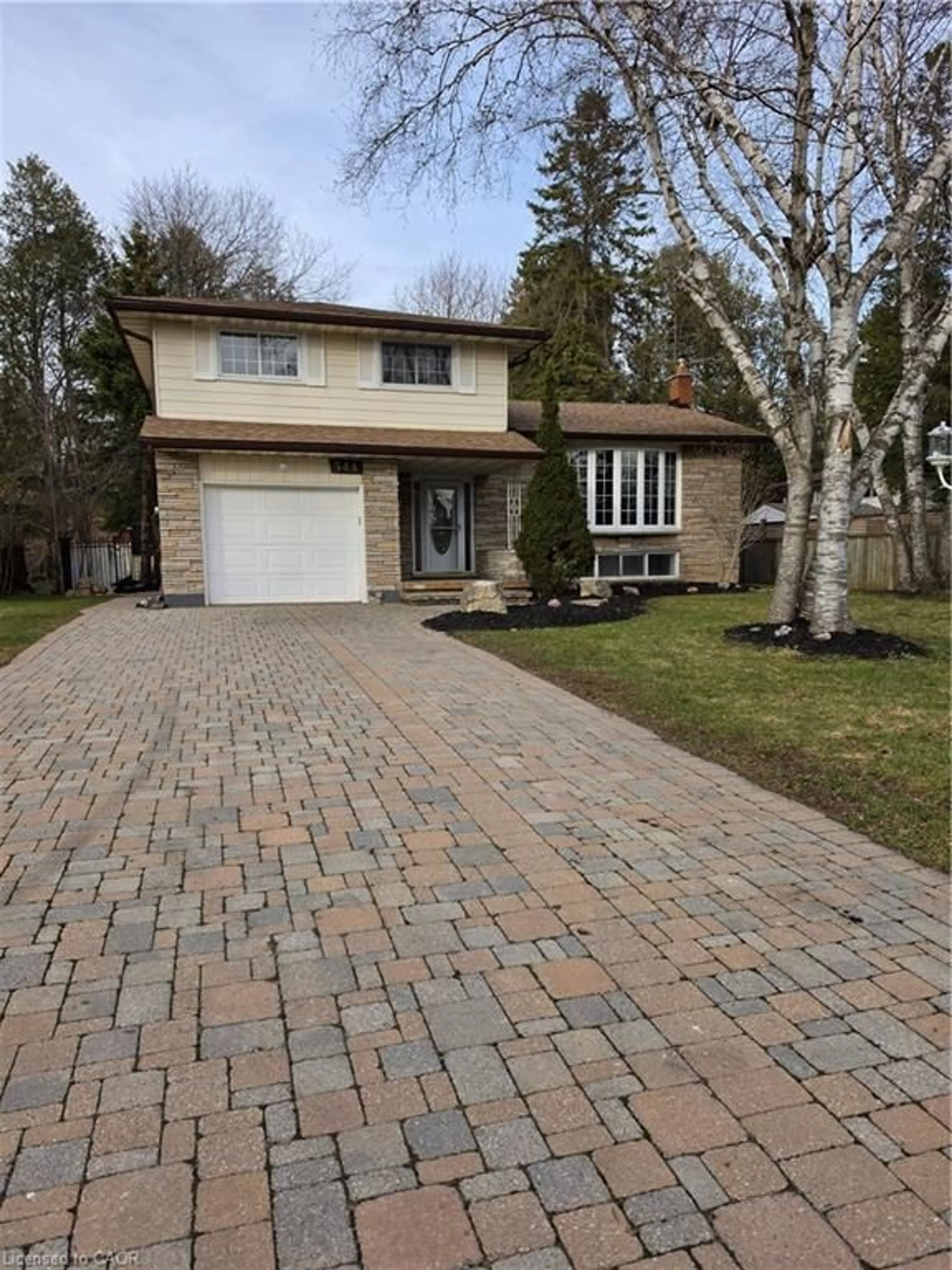 Home with brick exterior material, street for 544 Glen Manor Blvd, Waterloo Ontario N2L 4T6