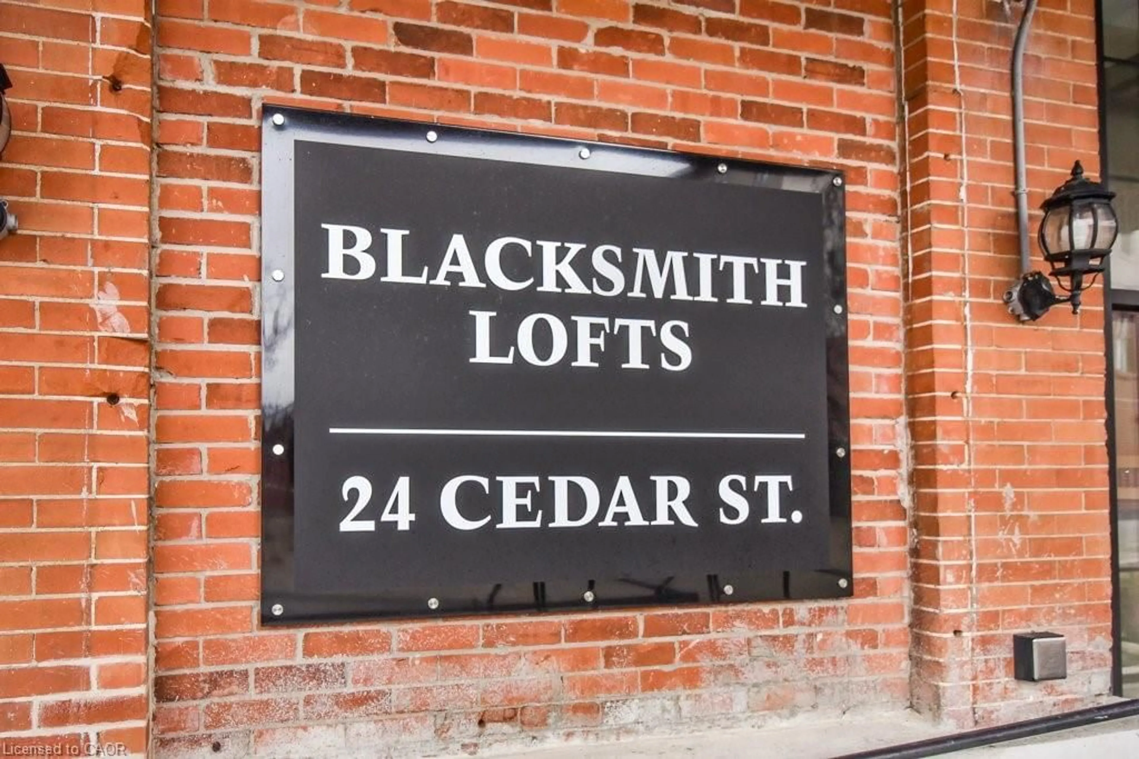 Home with brick exterior material, street for 24 Cedar St #109, Cambridge Ontario N1S 0B2