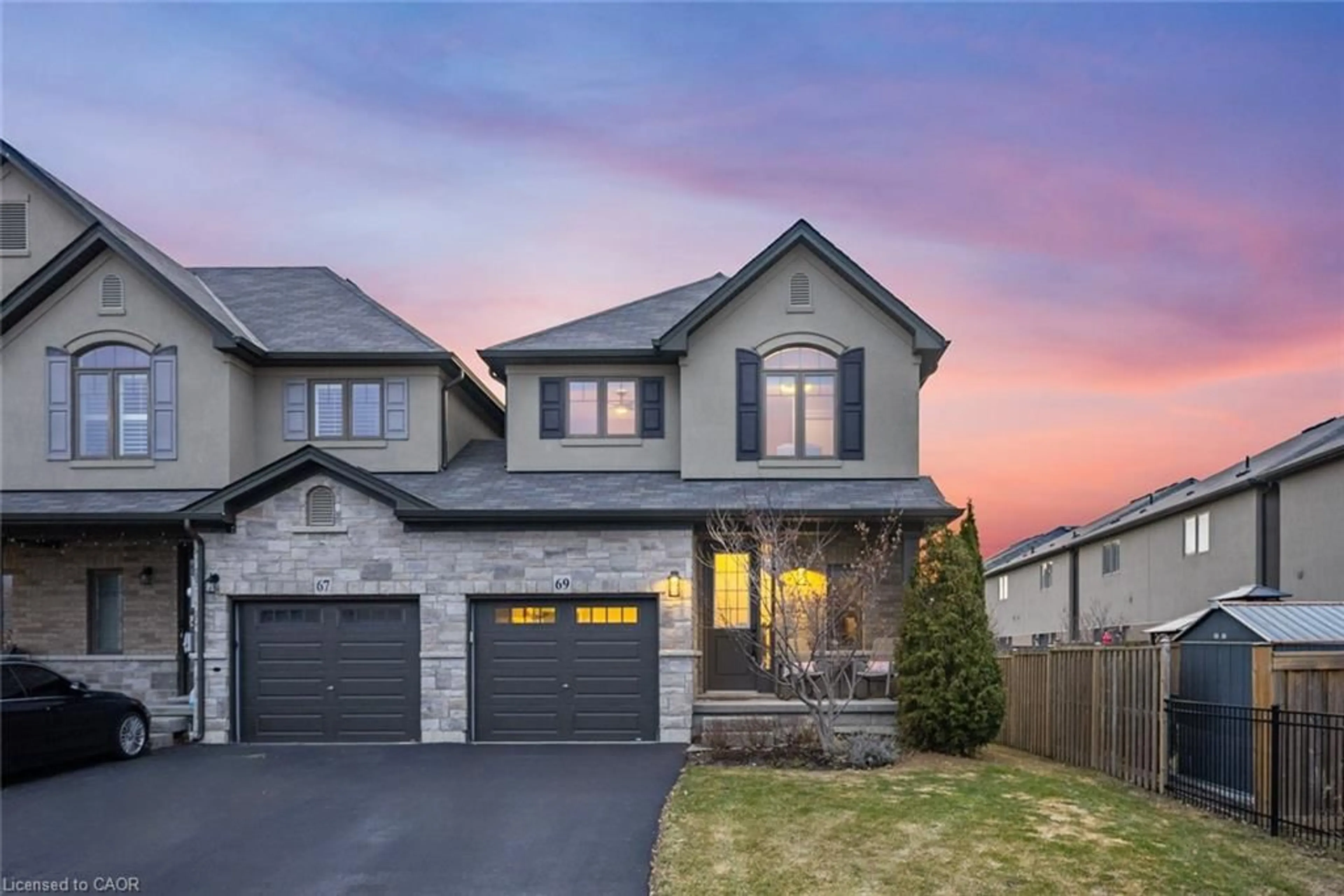 Home with brick exterior material, street for 69 John Frederick Dr, Ancaster Ontario L9G 0G9