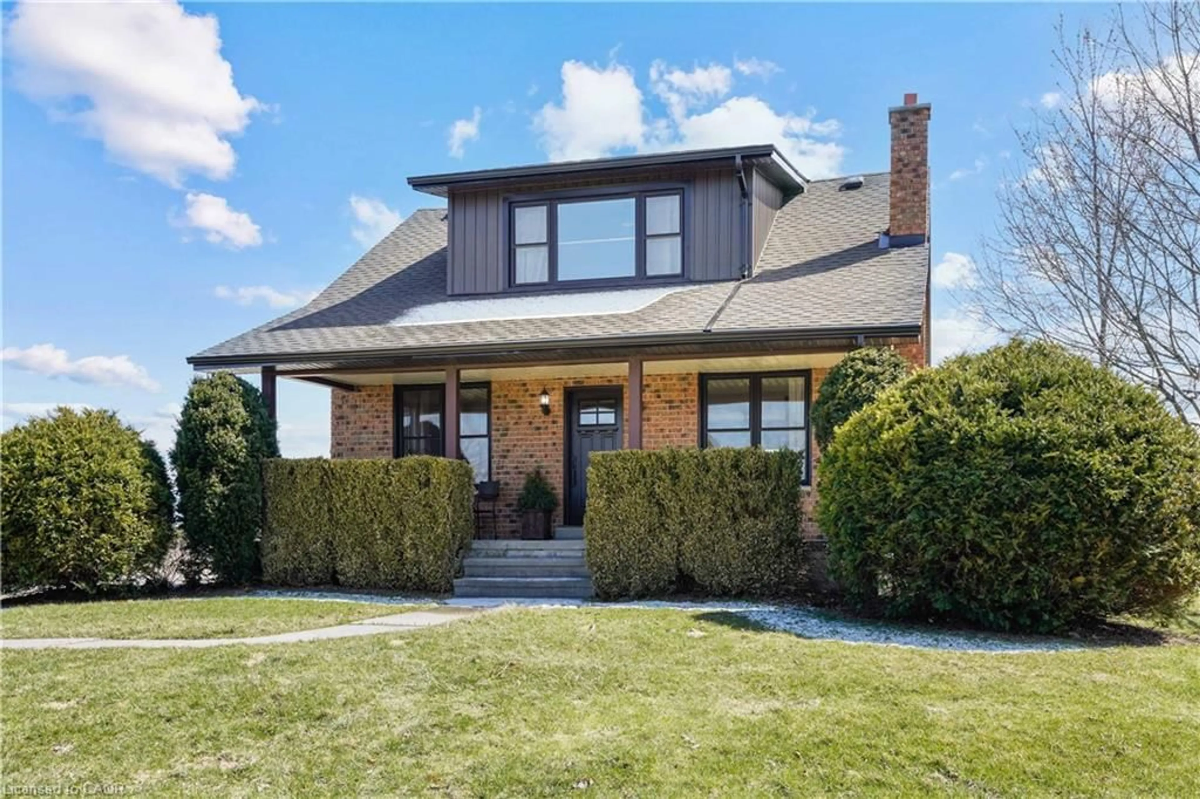 Home with brick exterior material, street for 23247 Beattie Line, Elgin Ontario N0L 2N0