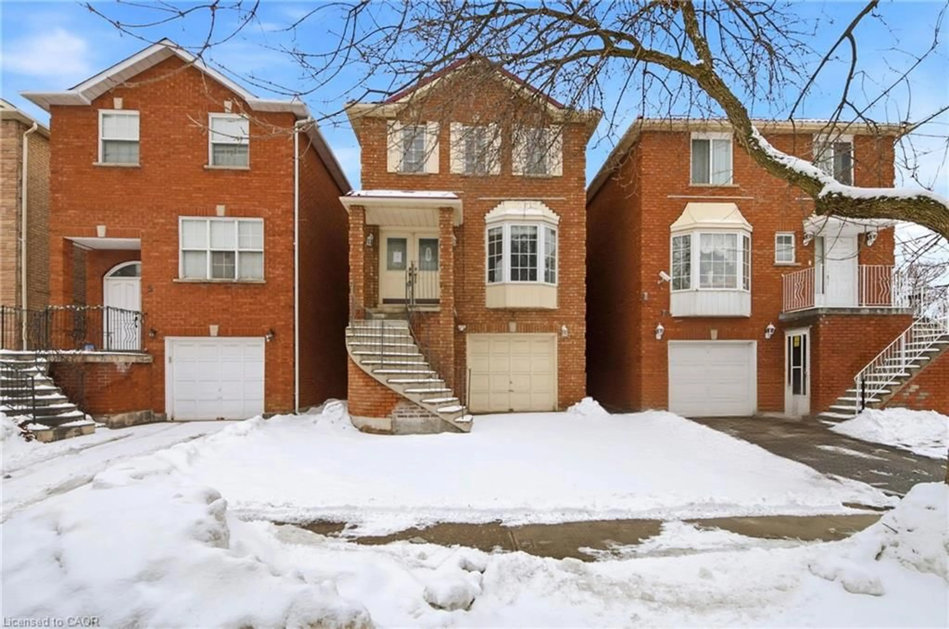 Home with brick exterior material, street for 3 Forest Point Dr, Toronto Ontario M6M 5E8