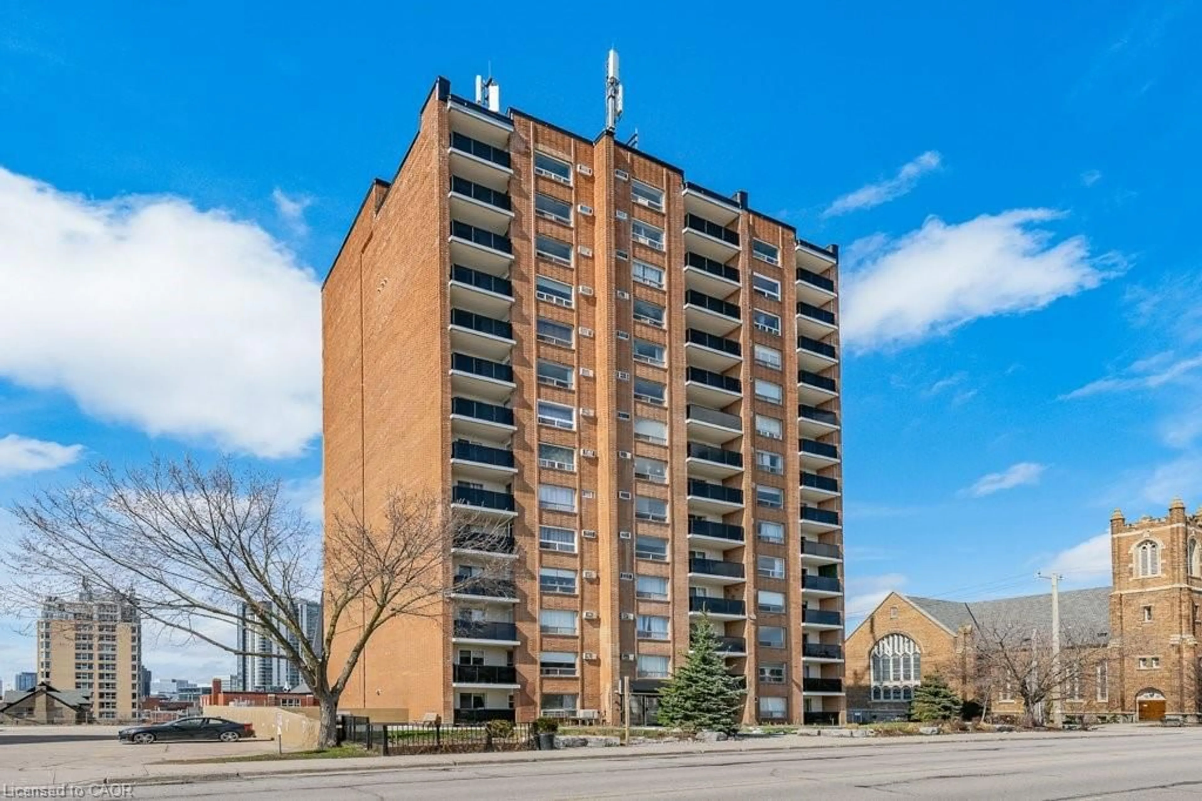 Home with brick exterior material, building for 64 Benton St #506, Kitchener Ontario N2G 4L9
