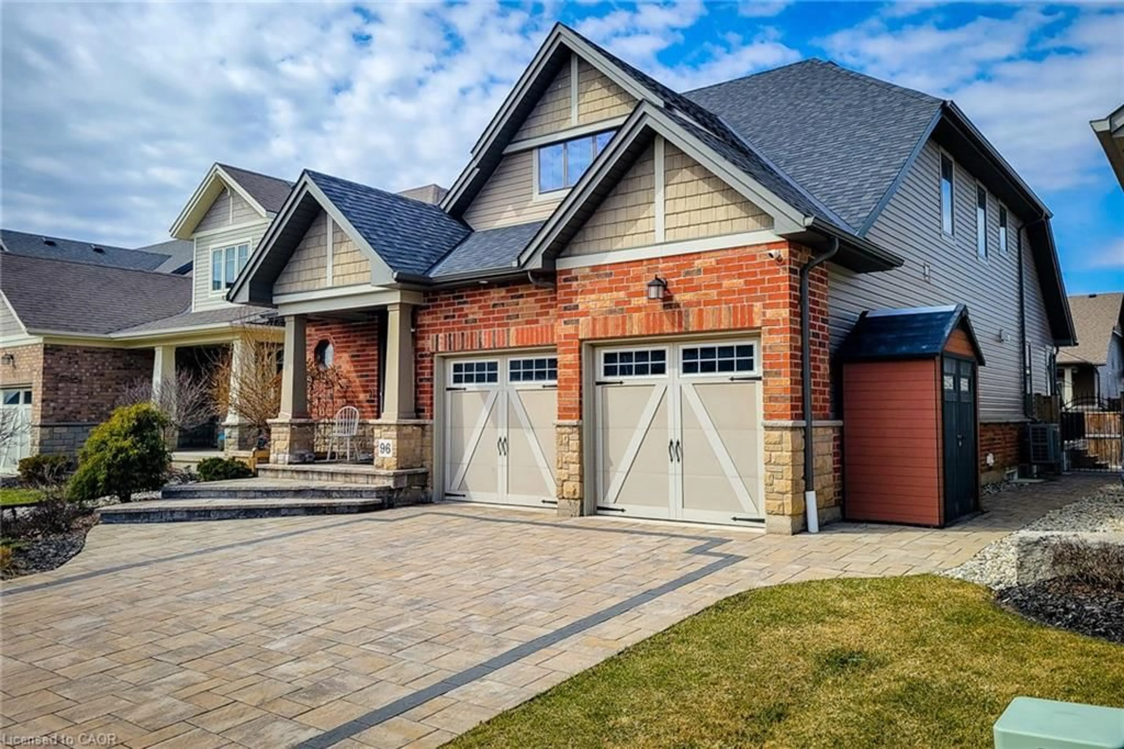 Home with brick exterior material, street for 96 Anastasia Blvd, Smithville Ontario L0R 2A0