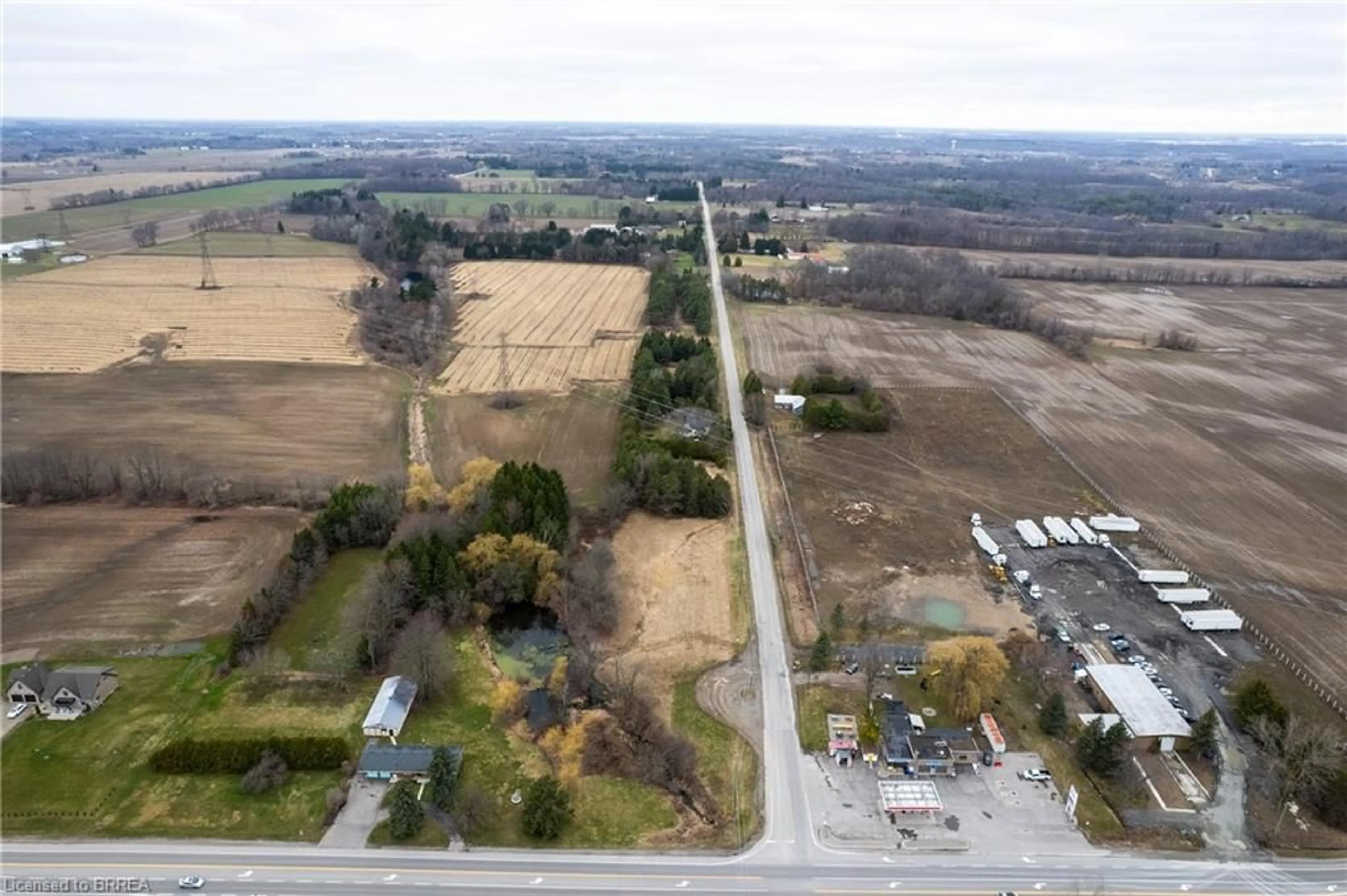 A pic from outside/outdoor area/front of a property/back of a property/a pic from drone, unknown for 18 Mcgill Rd, Mount Pleasant Ontario N0E 1K0