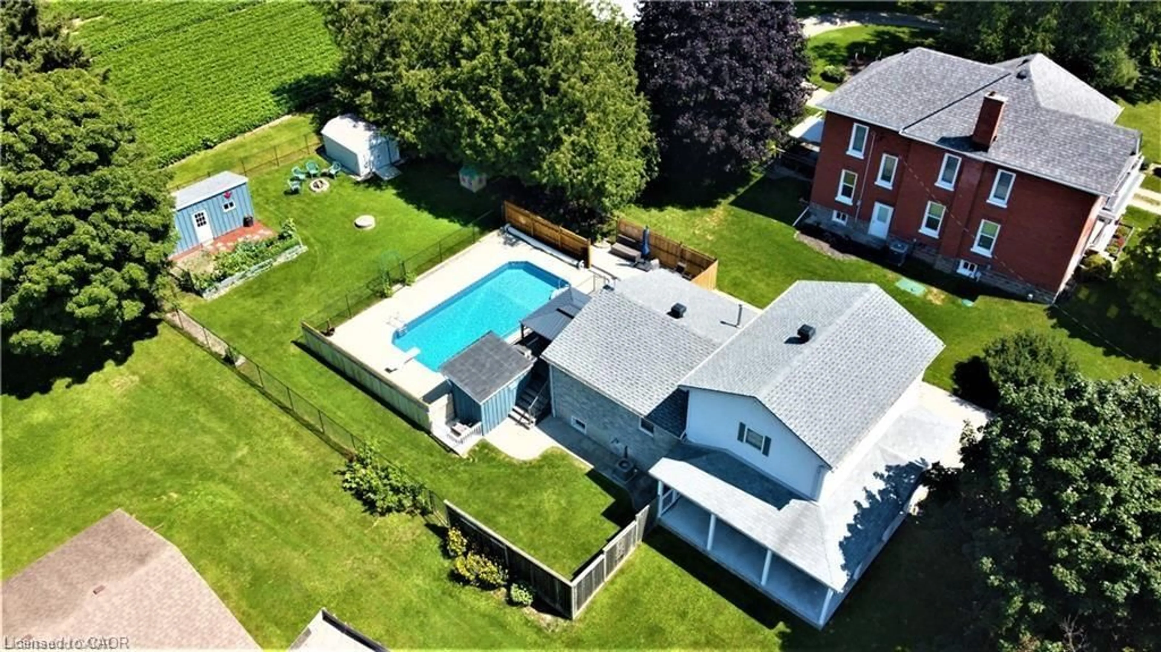 A pic from outside/outdoor area/front of a property/back of a property/a pic from drone, unknown for 26 Washington St, Washington Ontario N0J 1B0