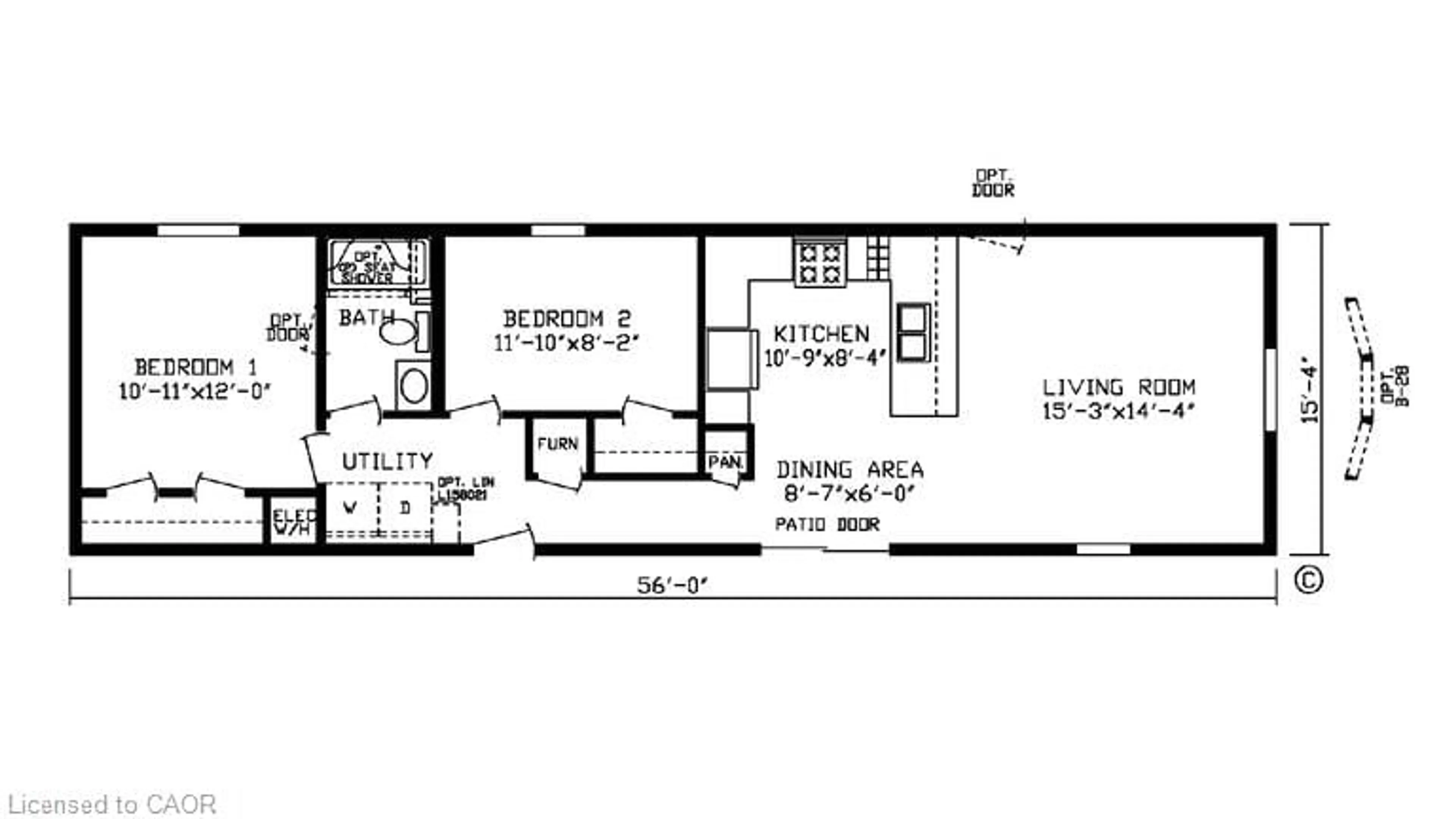 Floor plan for 99 Fourth Concession Rd #612, Burford Ontario N0E 1A0